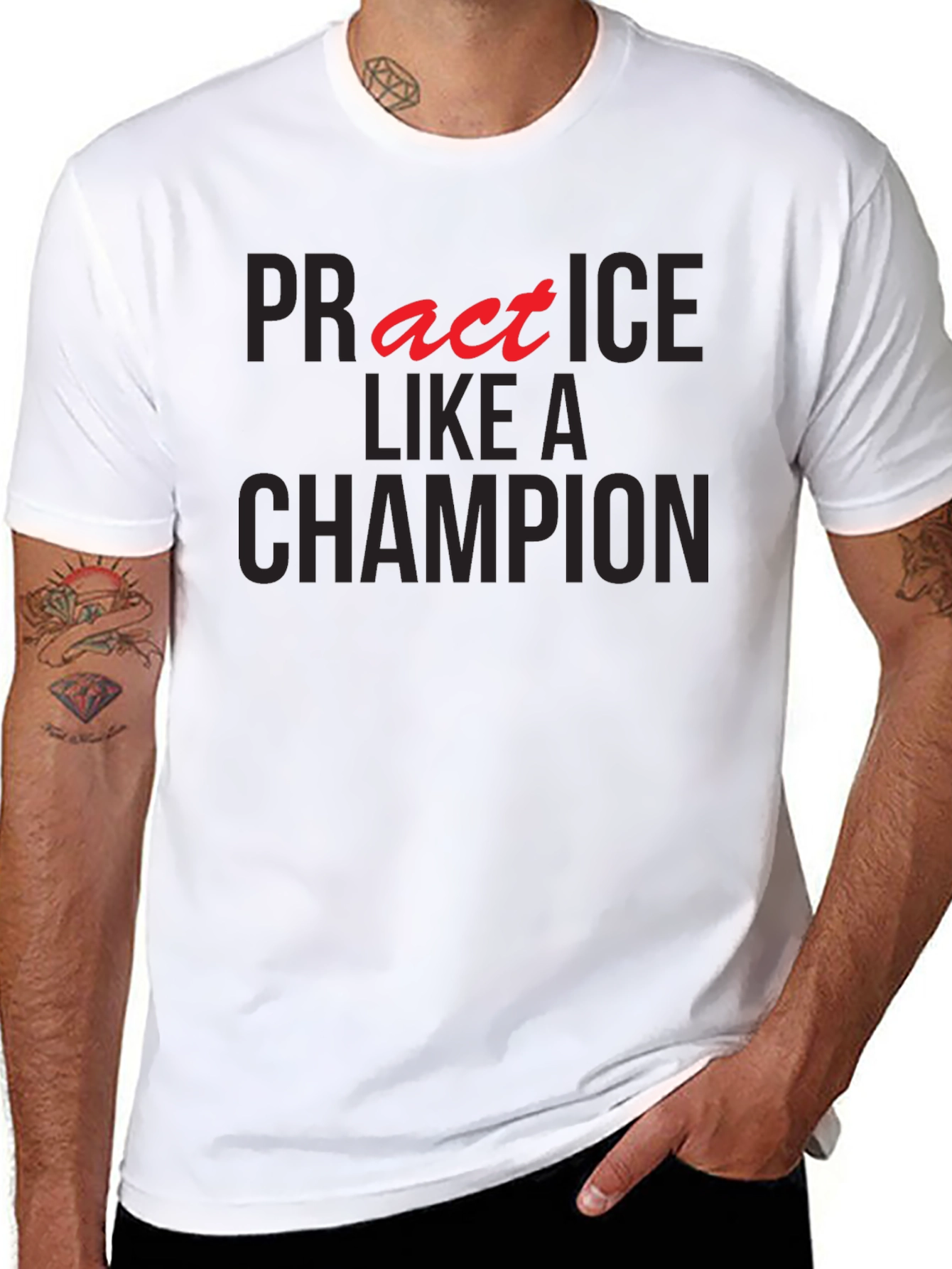 Practice Like A Champion Graphic T-Shirt