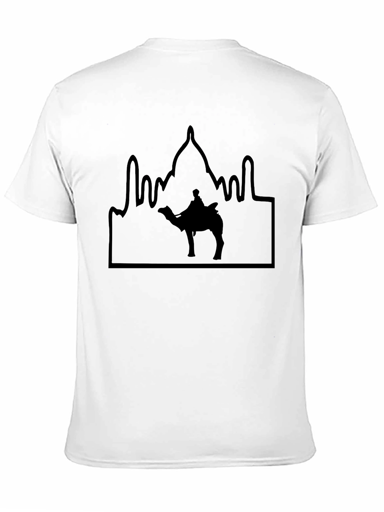 Camel & Palace Silhouette Black T-Shirt