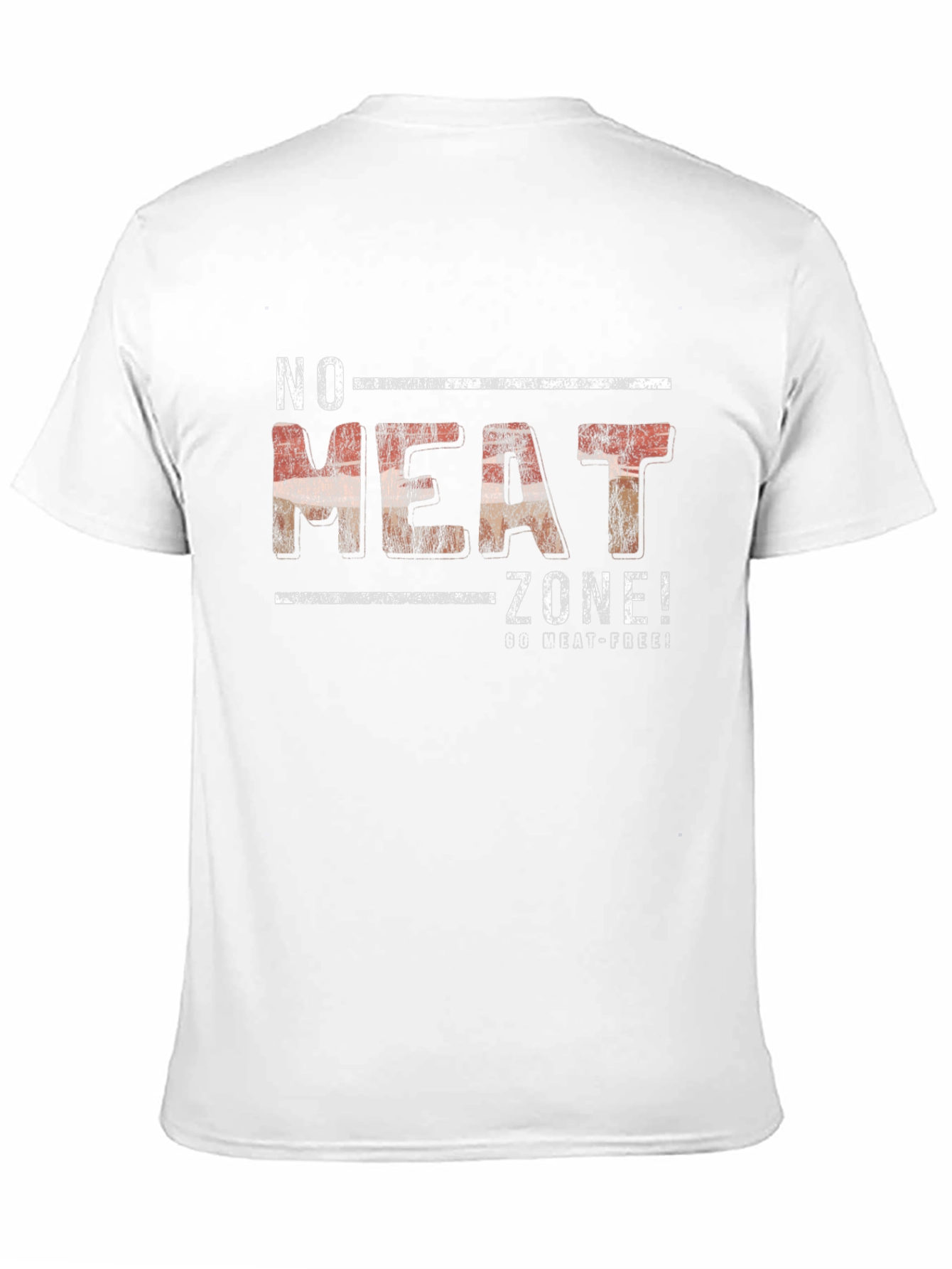No Meat Zone T-Shirt: Vegan & Vegetarian Pride