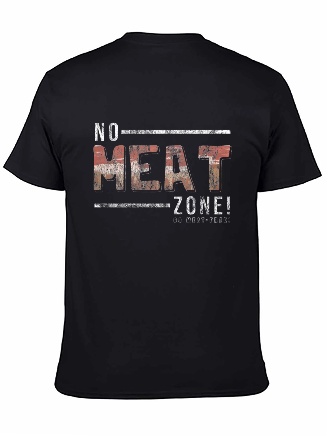 No Meat Zone T-Shirt: Vegan & Vegetarian Pride