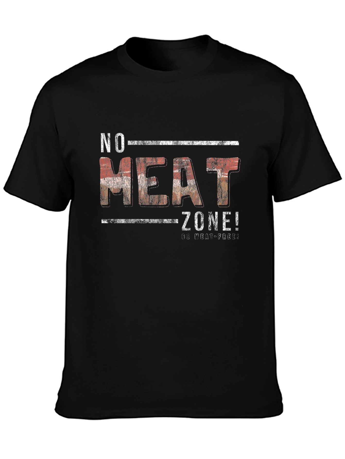 No Meat Zone T-Shirt: Vegan & Vegetarian Pride