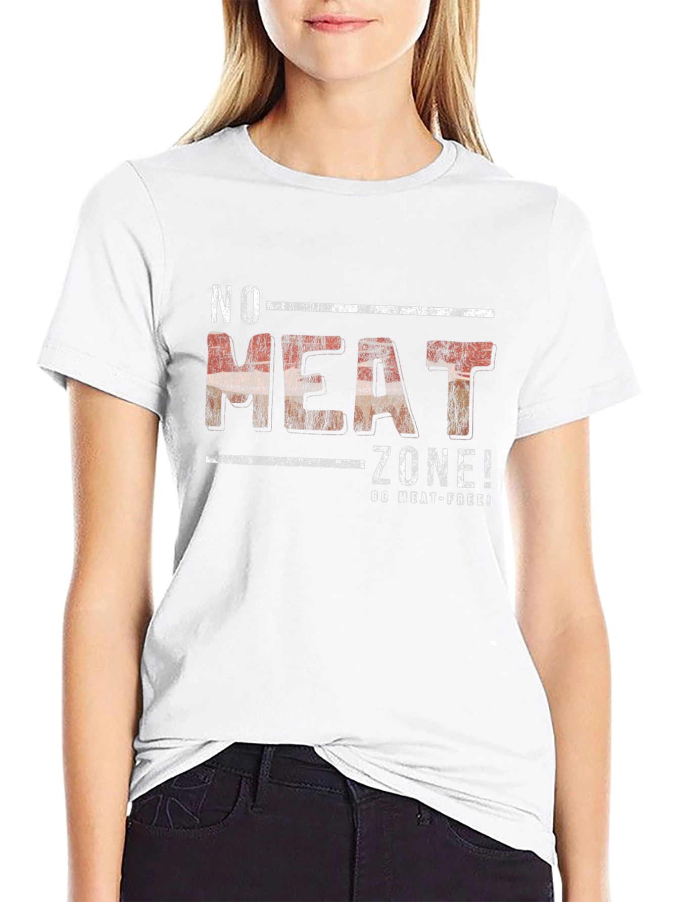 No Meat Zone T-Shirt: Vegan & Vegetarian Pride
