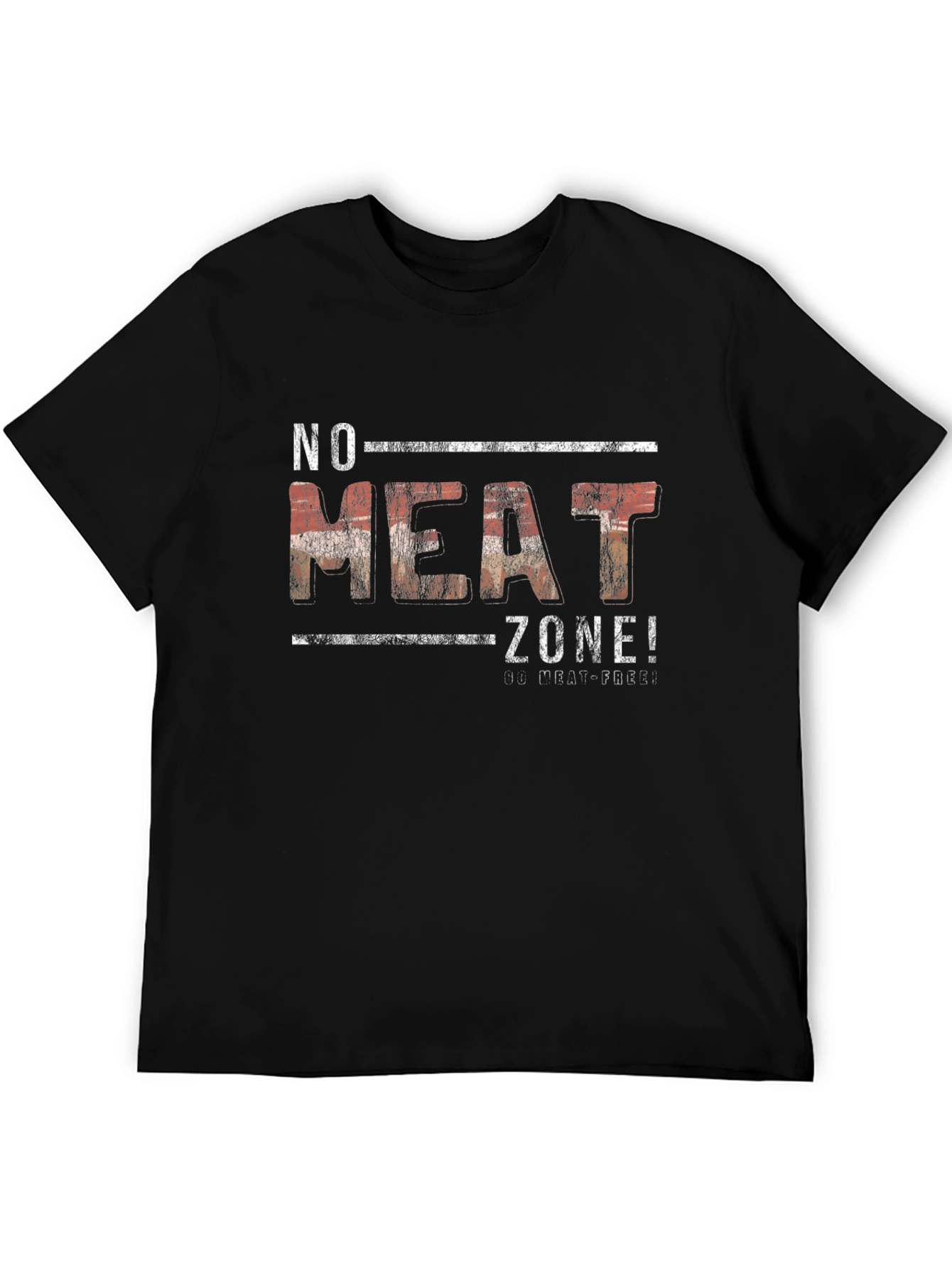 No Meat Zone T-Shirt: Vegan & Vegetarian Pride