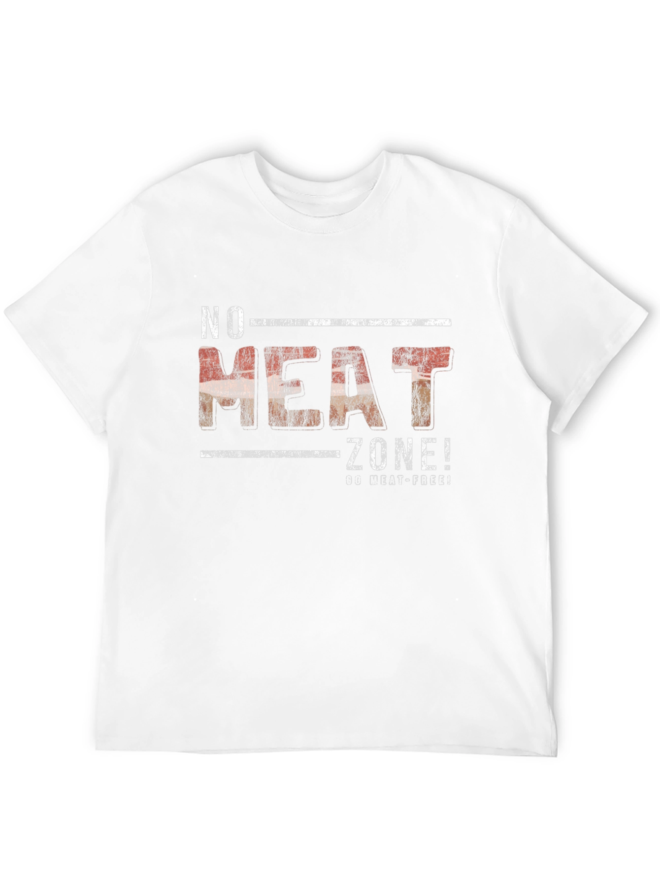 No Meat Zone T-Shirt: Vegan & Vegetarian Pride