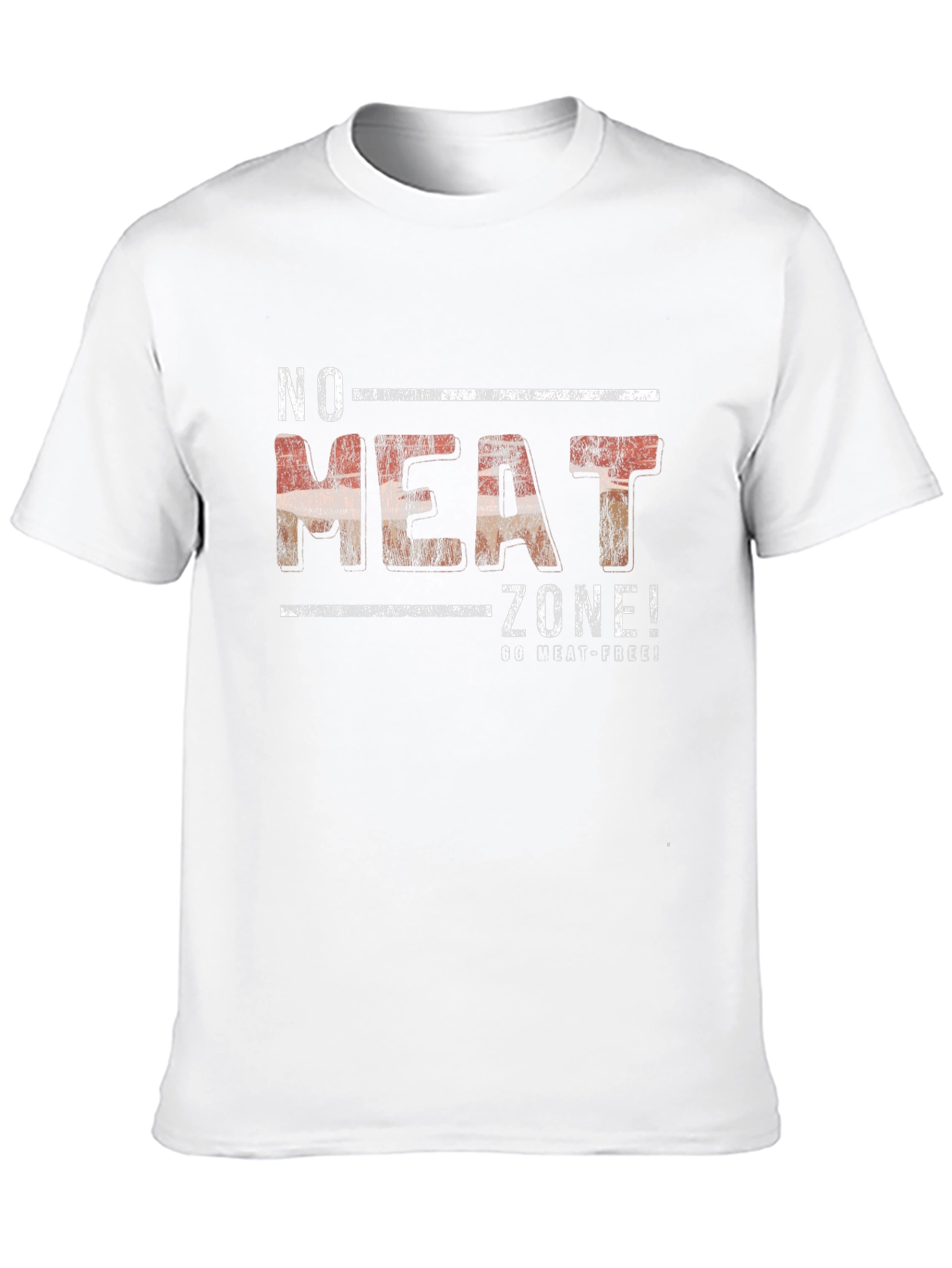 No Meat Zone T-Shirt: Vegan & Vegetarian Pride