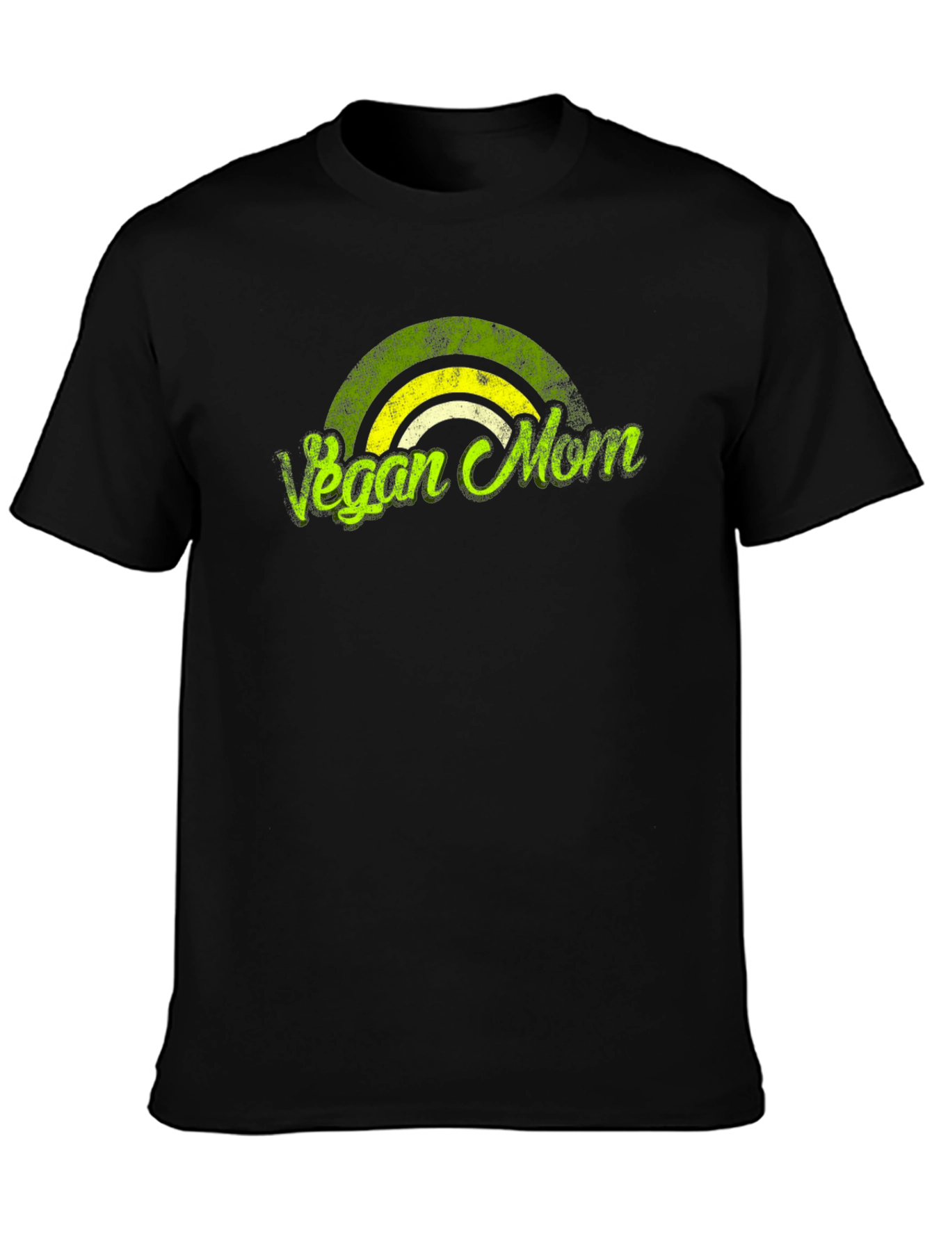 Vegan Mom T-Shirt Black Graphic Tee