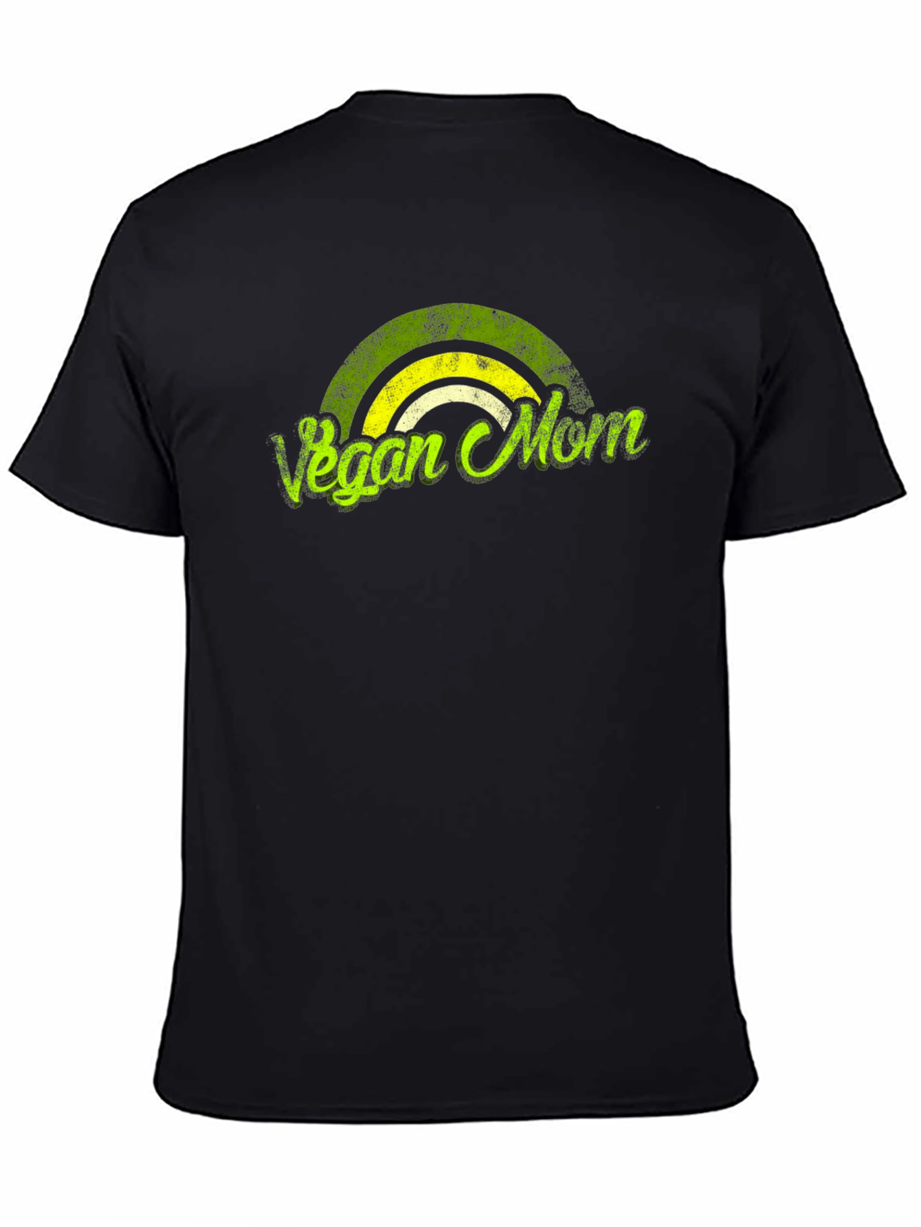 Vegan Mom T-Shirt Black Graphic Tee