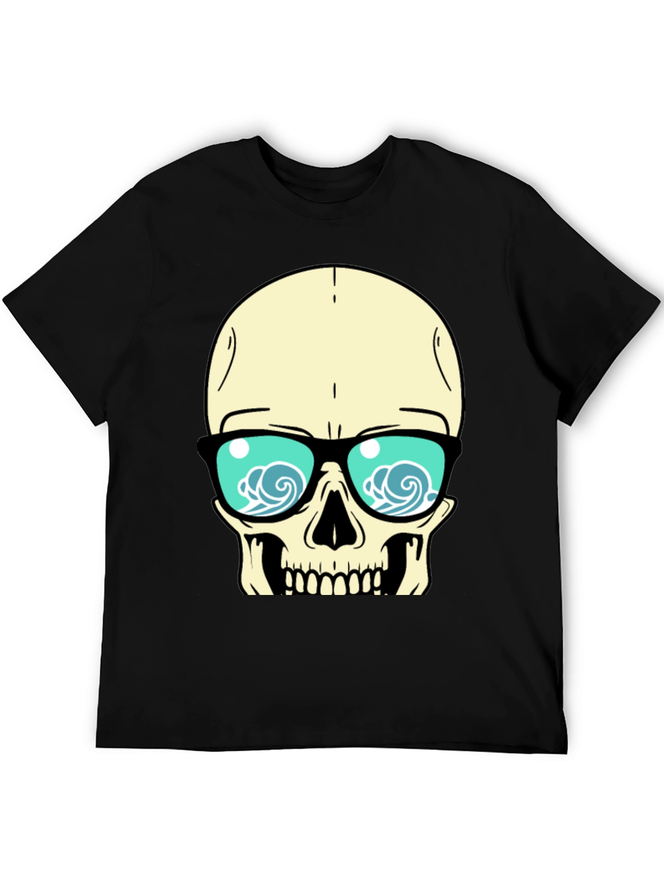 Skull with Sunglasses Graphic Tee