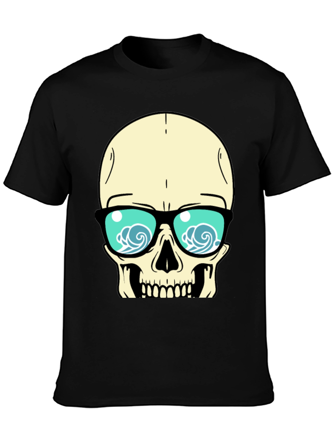 Skull with Sunglasses Graphic Tee