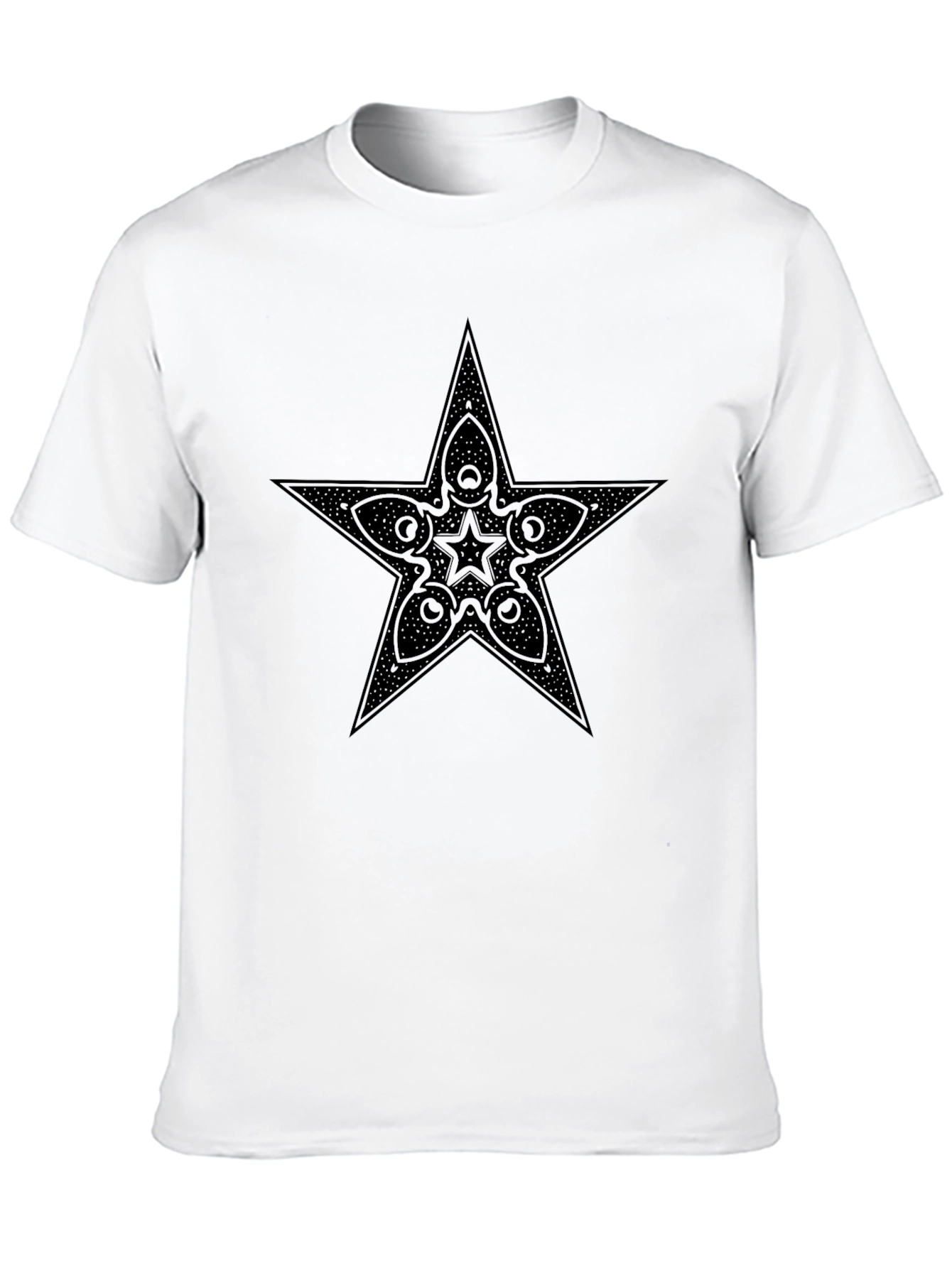 Star Mandala Black T-Shirt - Stylish Graphic Tee