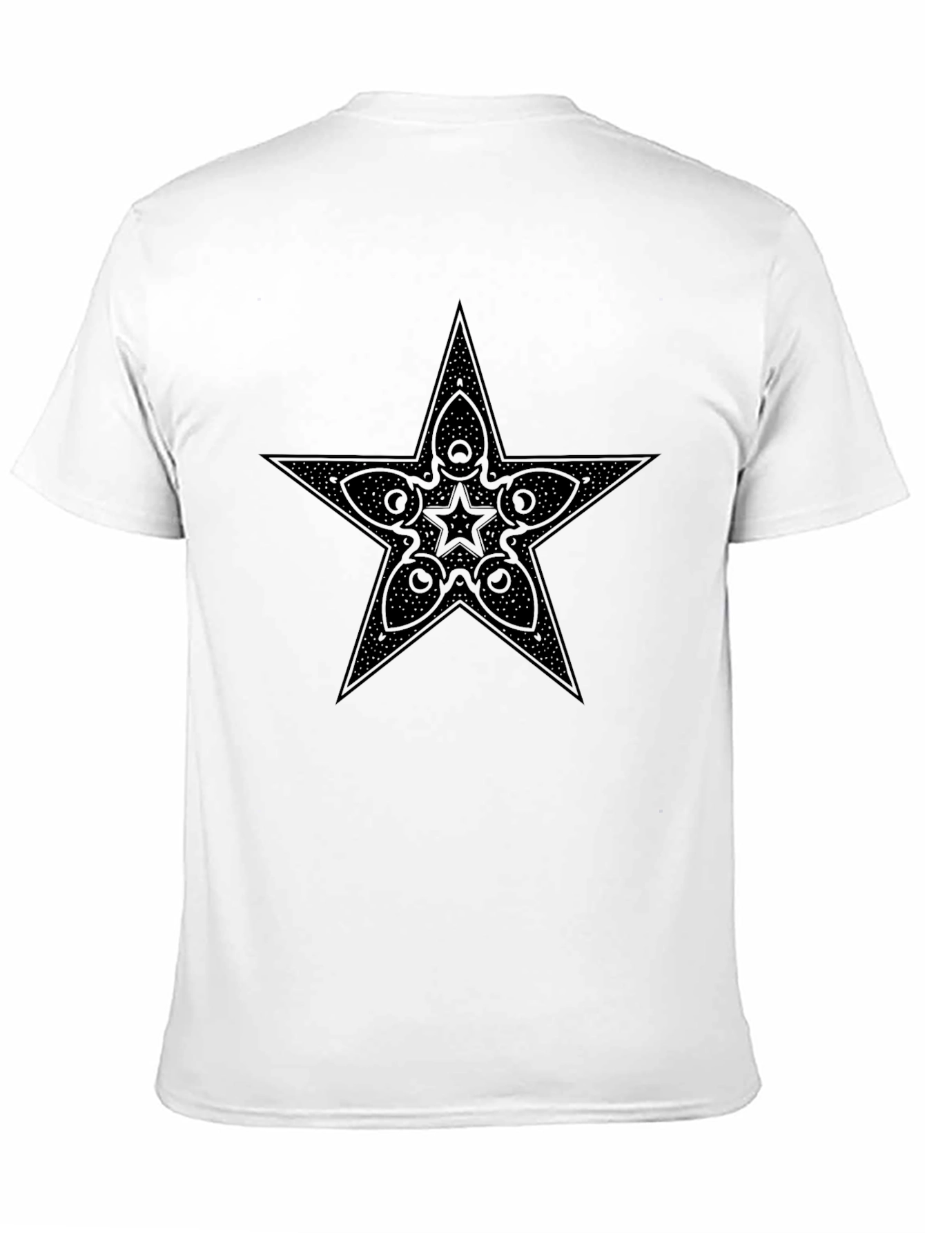 Star Mandala Black T-Shirt - Stylish Graphic Tee