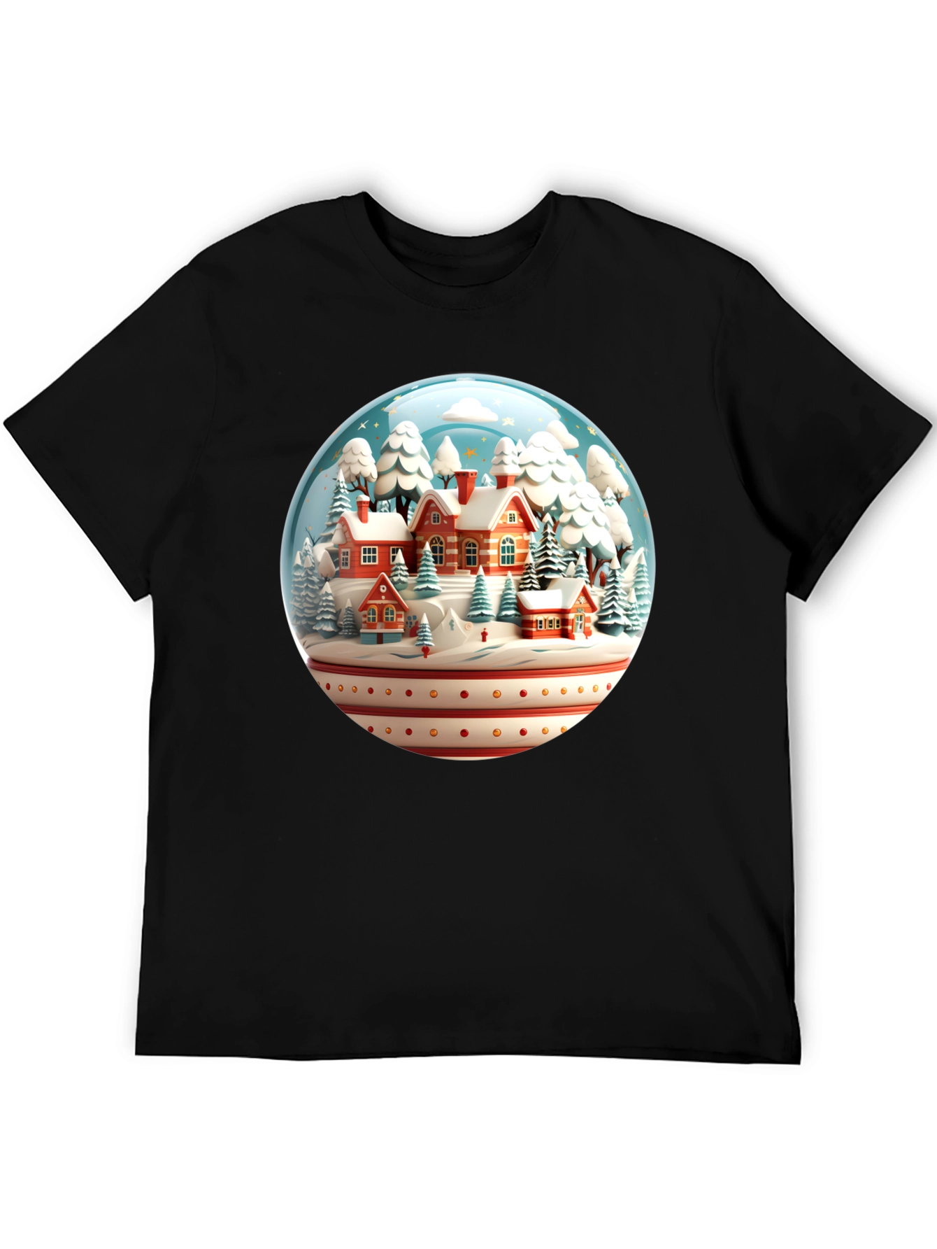 Winter Village Snow Globe Graphic Tee