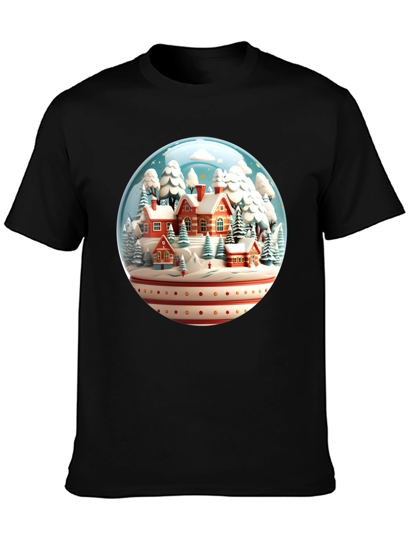 Winter Village Snow Globe Graphic Tee