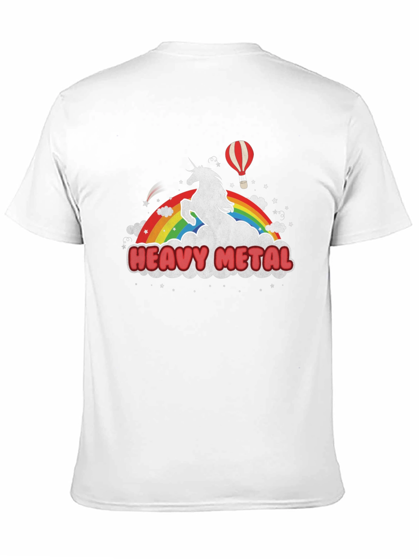 Heavy Metal Unicorn Rainbow T-Shirt