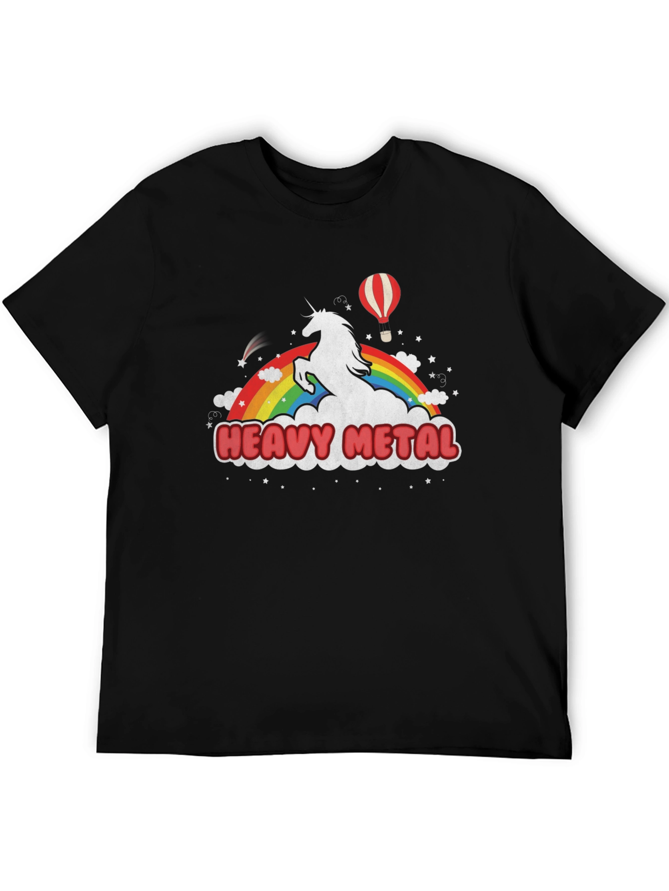 Heavy Metal Unicorn Rainbow T-Shirt