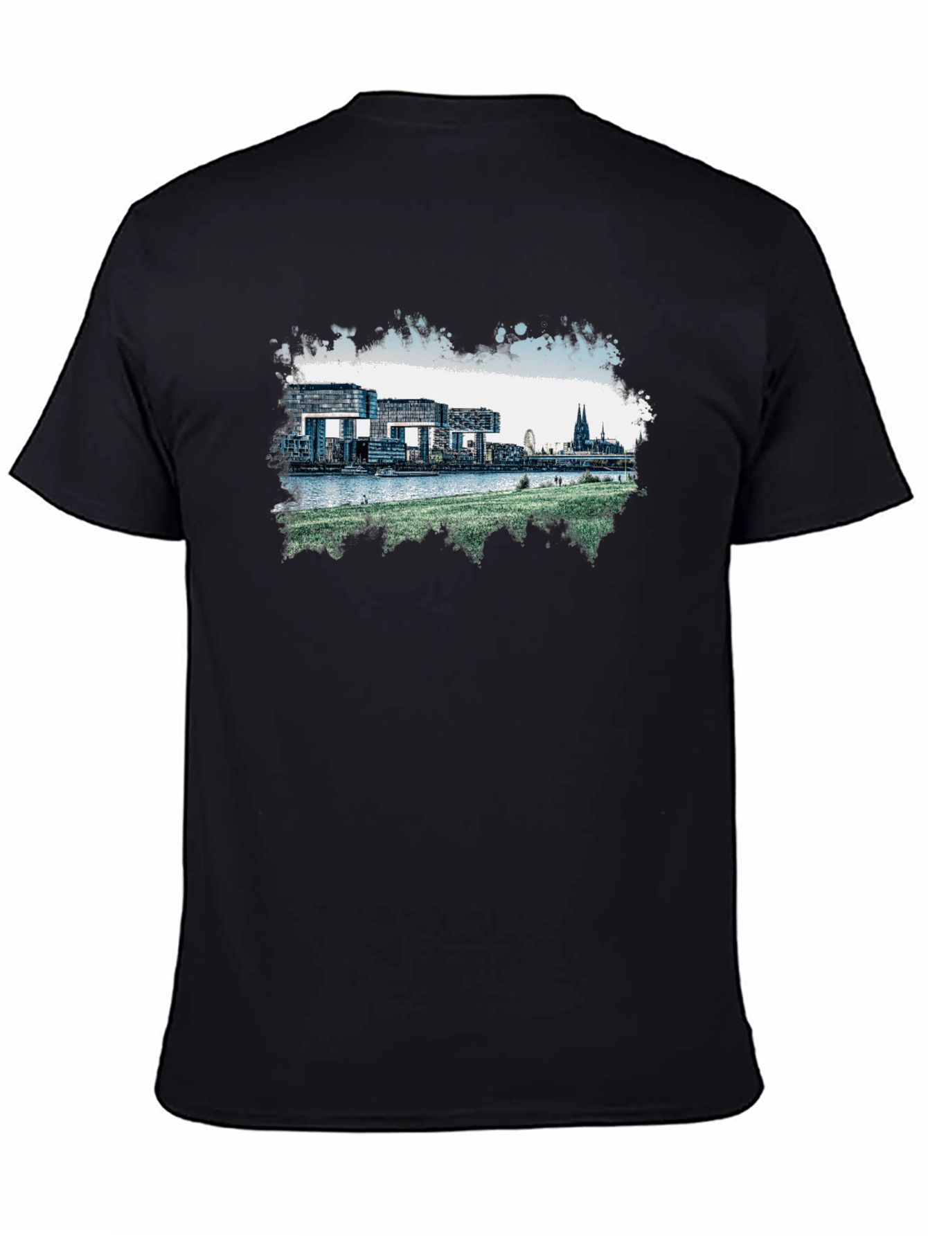 Cologne Skyline Black T-Shirt