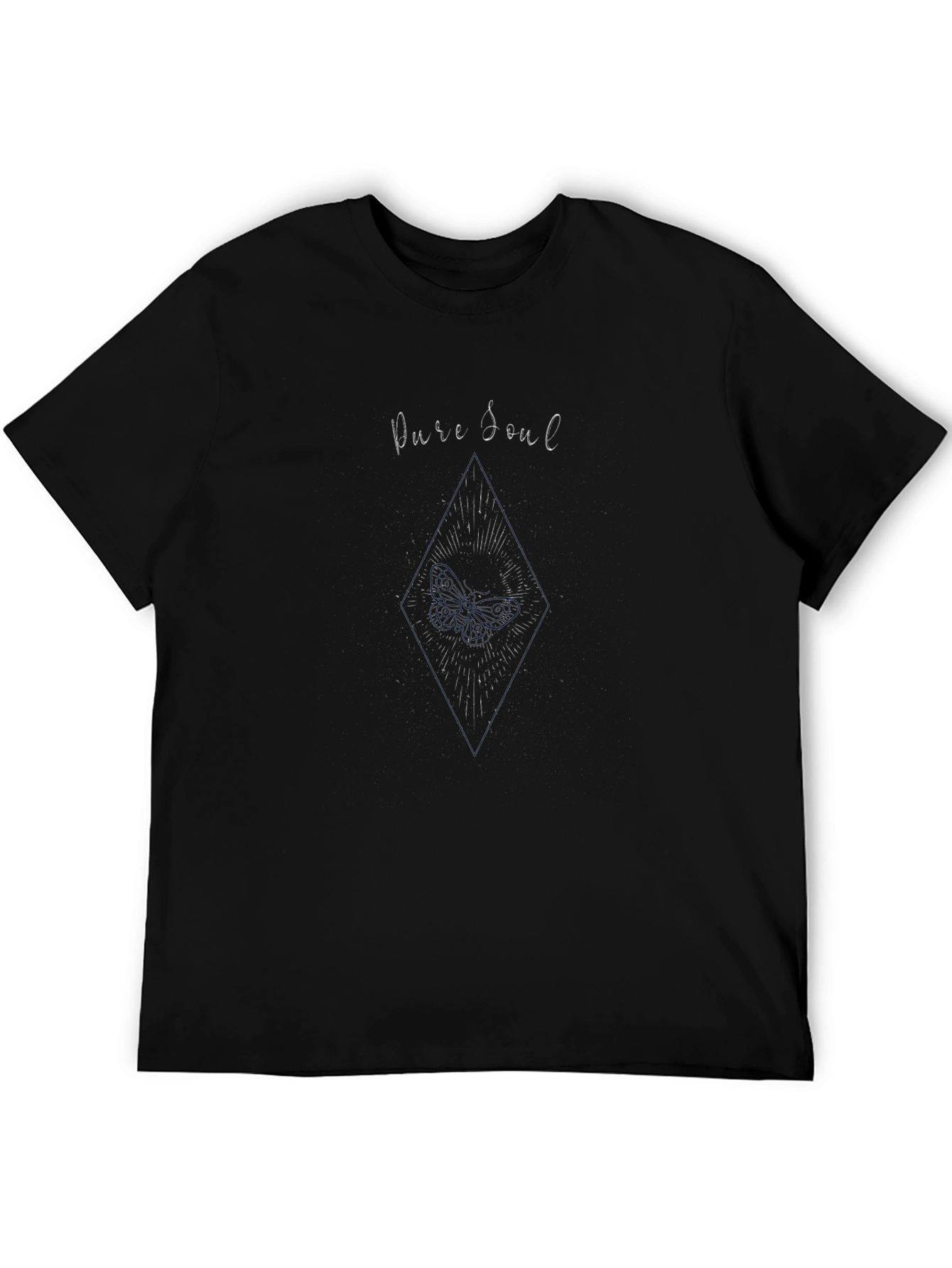 Pure Soul Graphic Tee - Mens Black T-Shirt