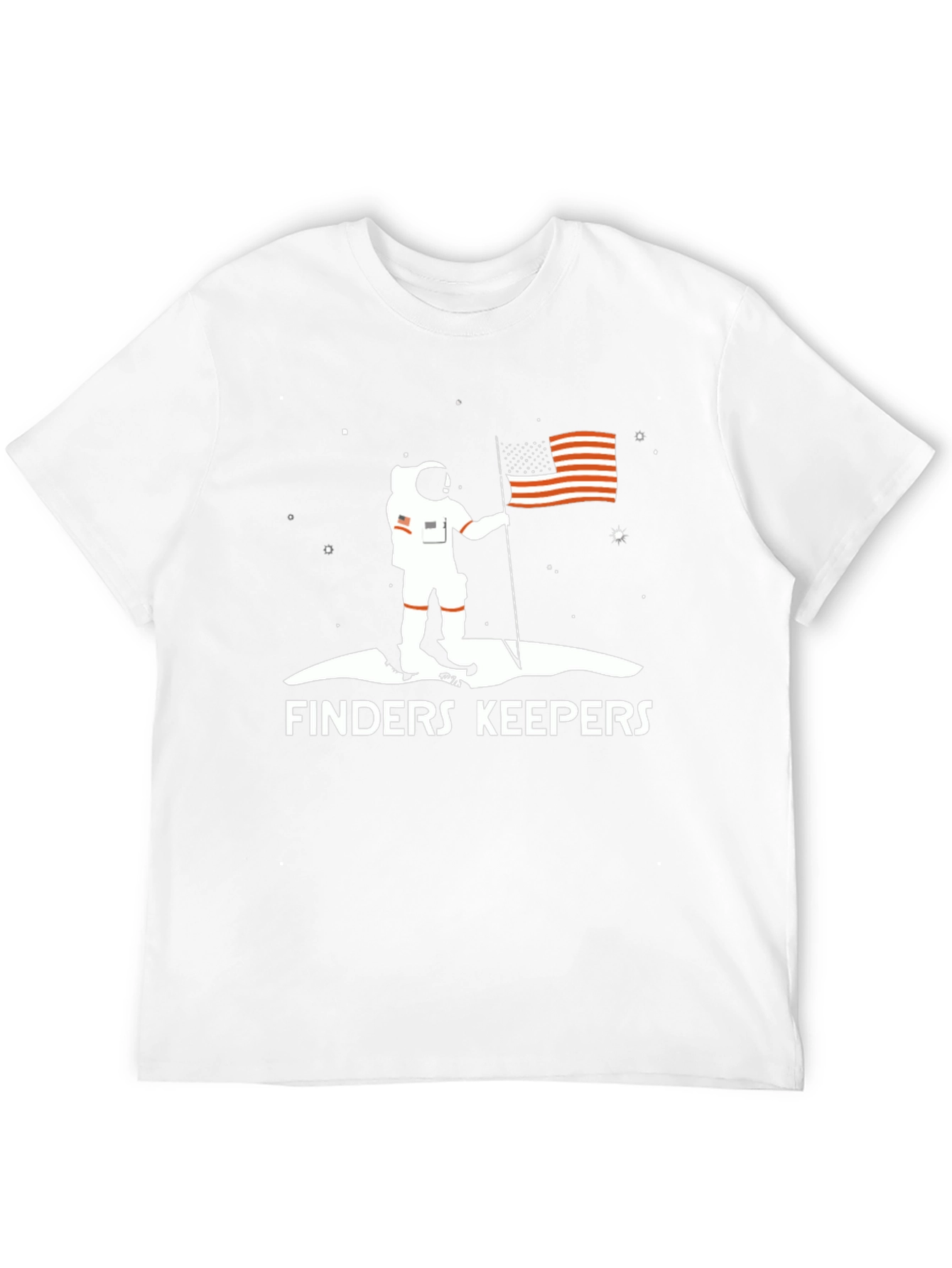 Finders Keepers Astronaut Flag Graphic T-Shirt