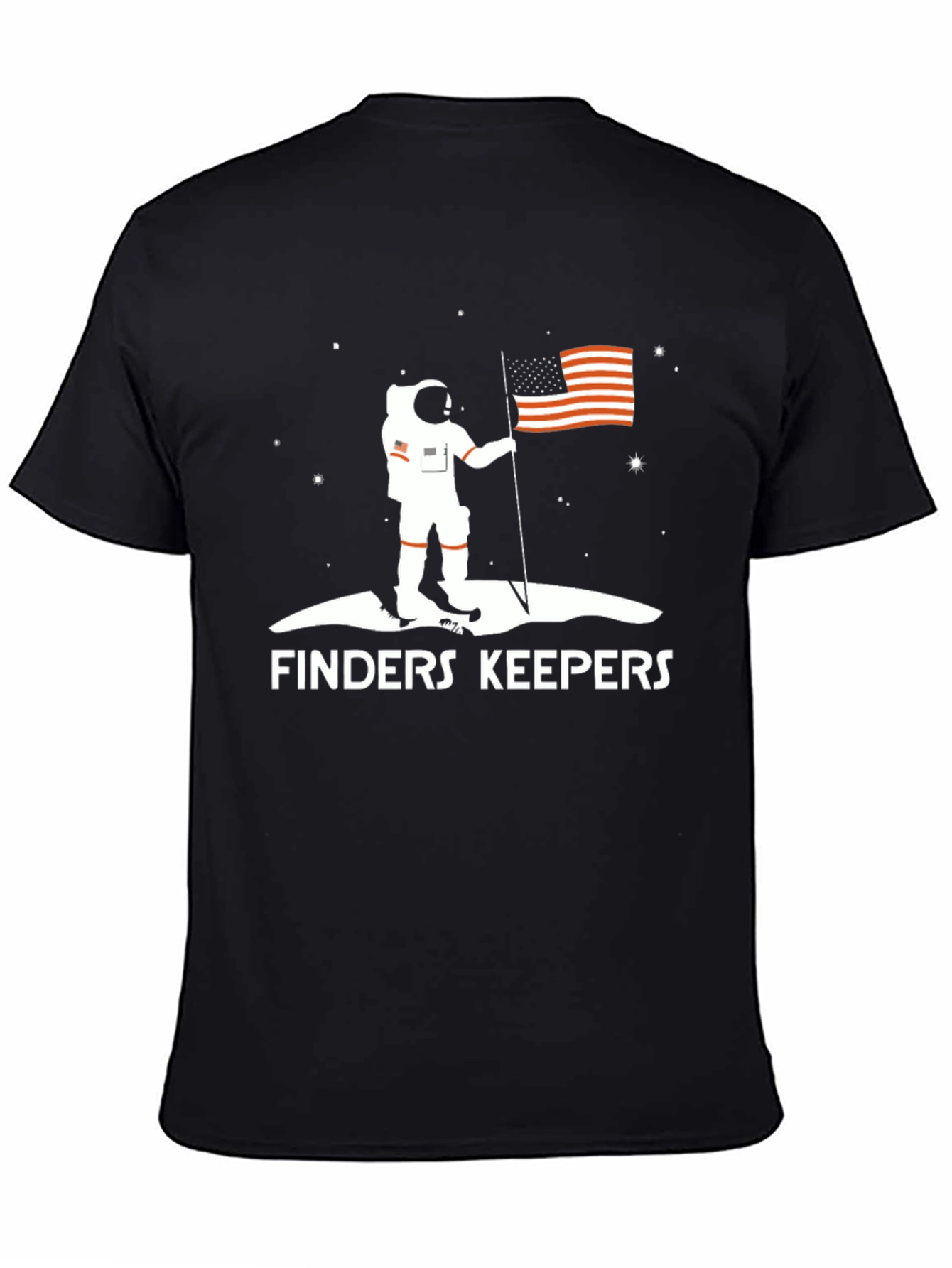 Finders Keepers Astronaut Flag Graphic T-Shirt