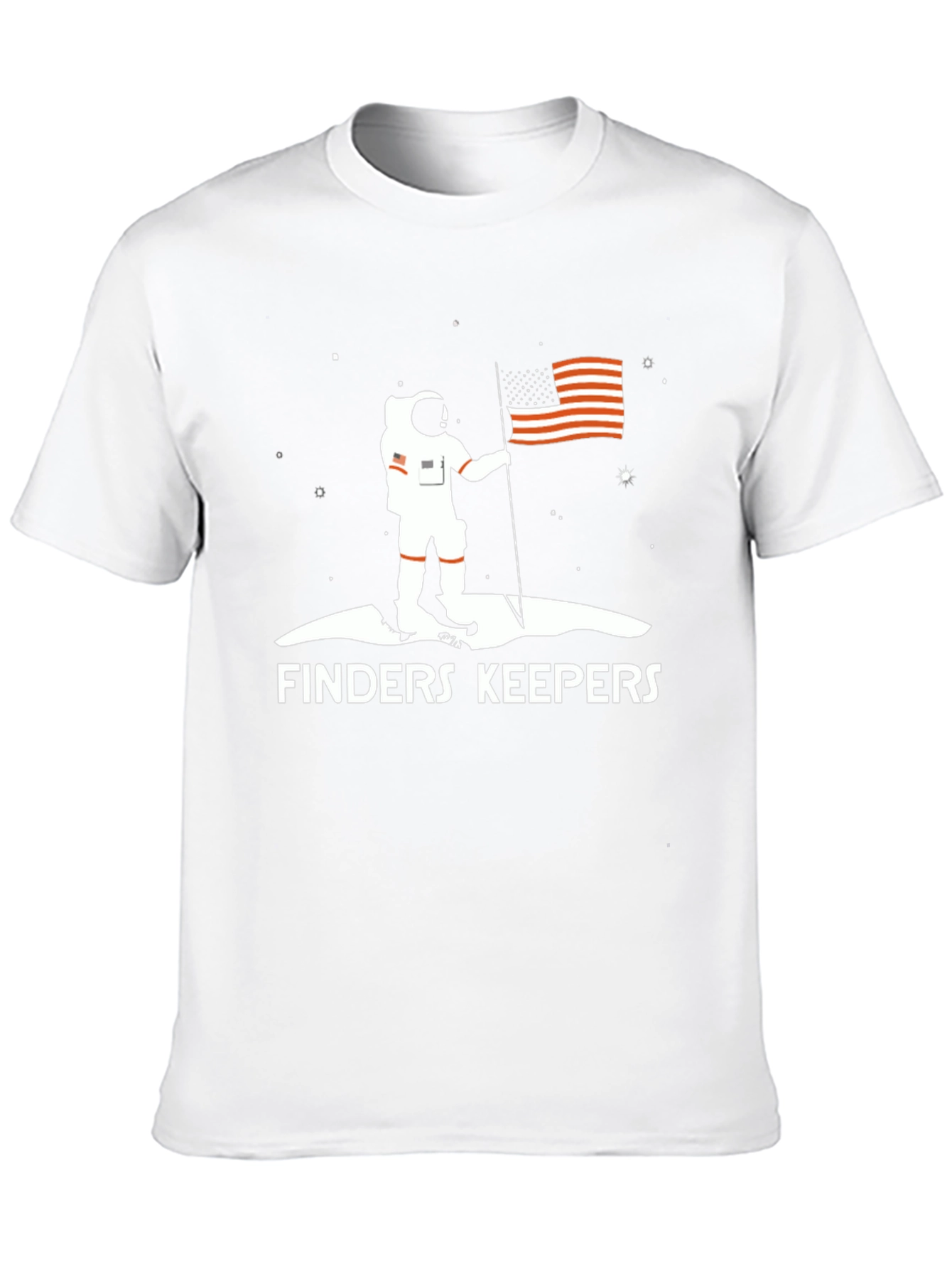 Finders Keepers Astronaut Flag Graphic T-Shirt
