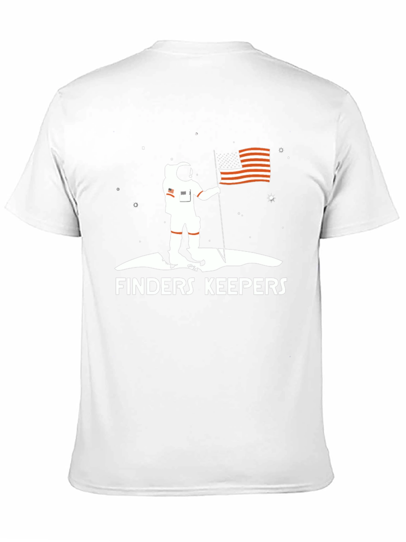 Finders Keepers Astronaut Flag Graphic T-Shirt