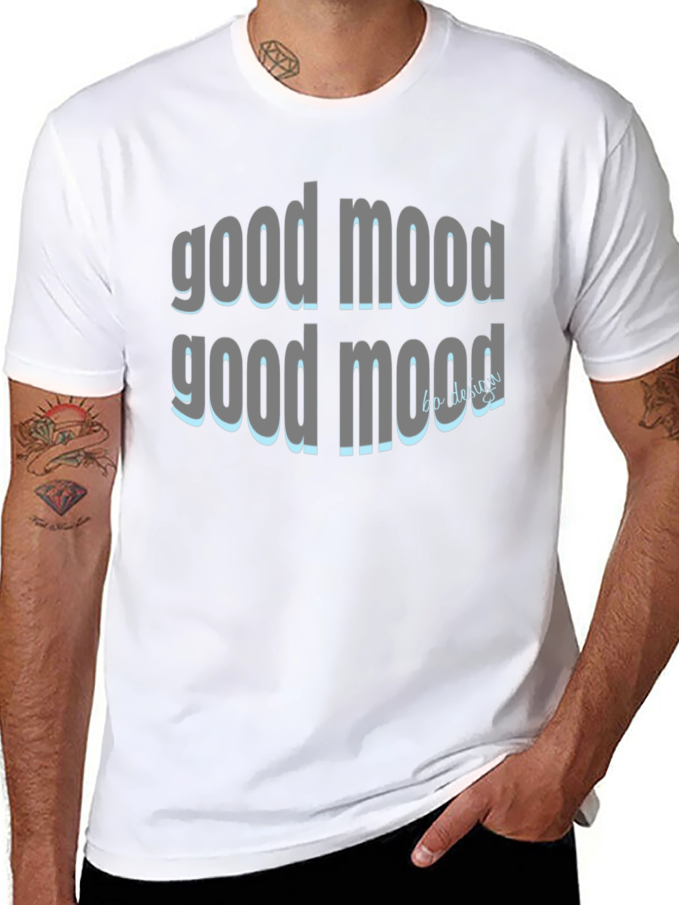 Good Mood Black Graphic Tee