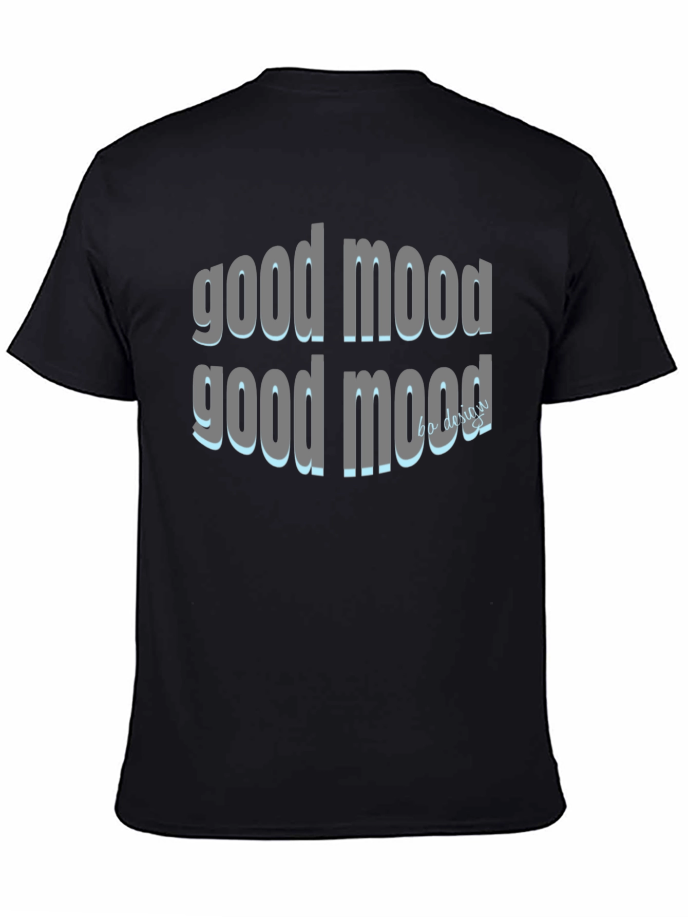 Good Mood Black Graphic Tee