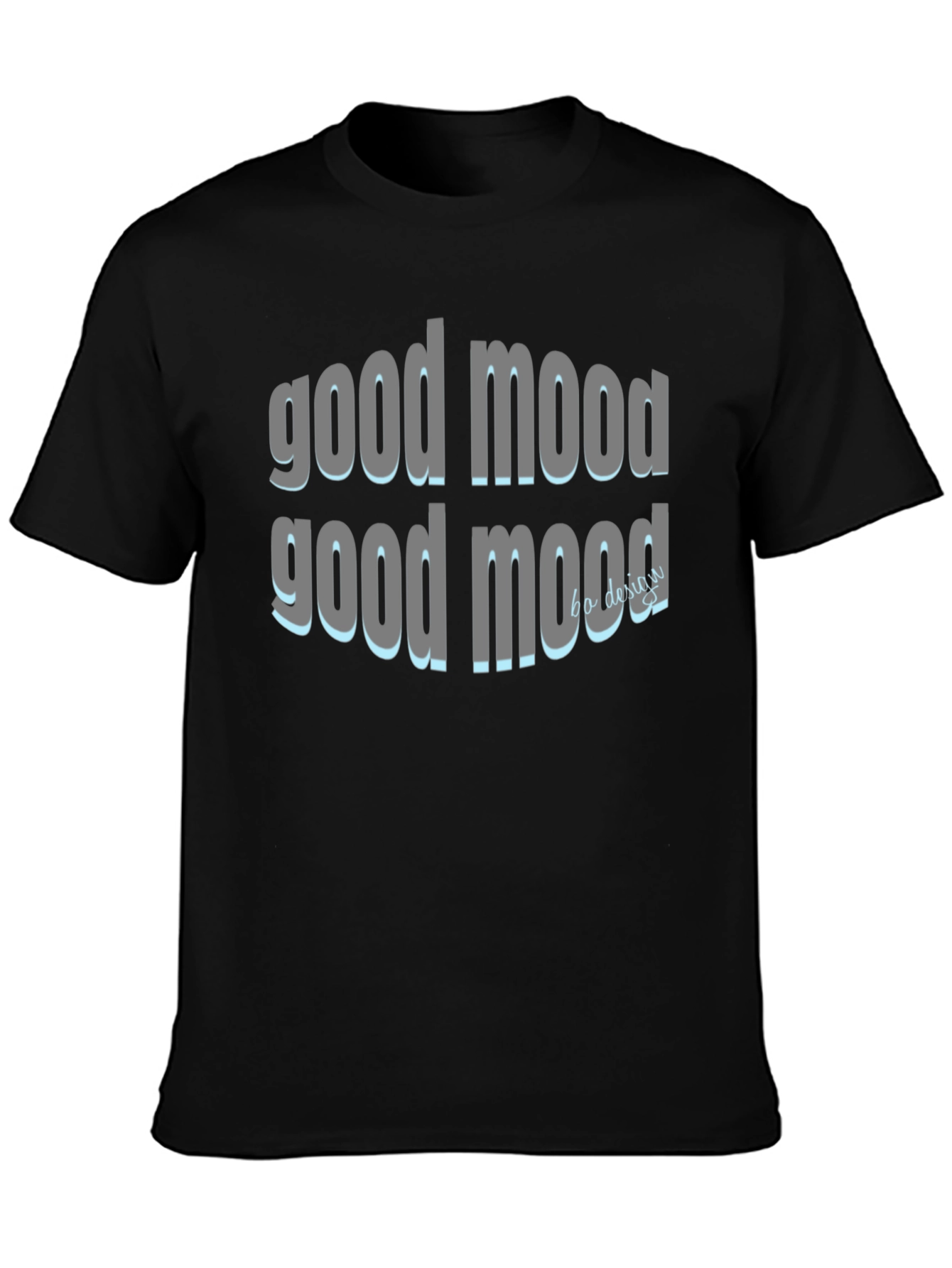Good Mood Black Graphic Tee