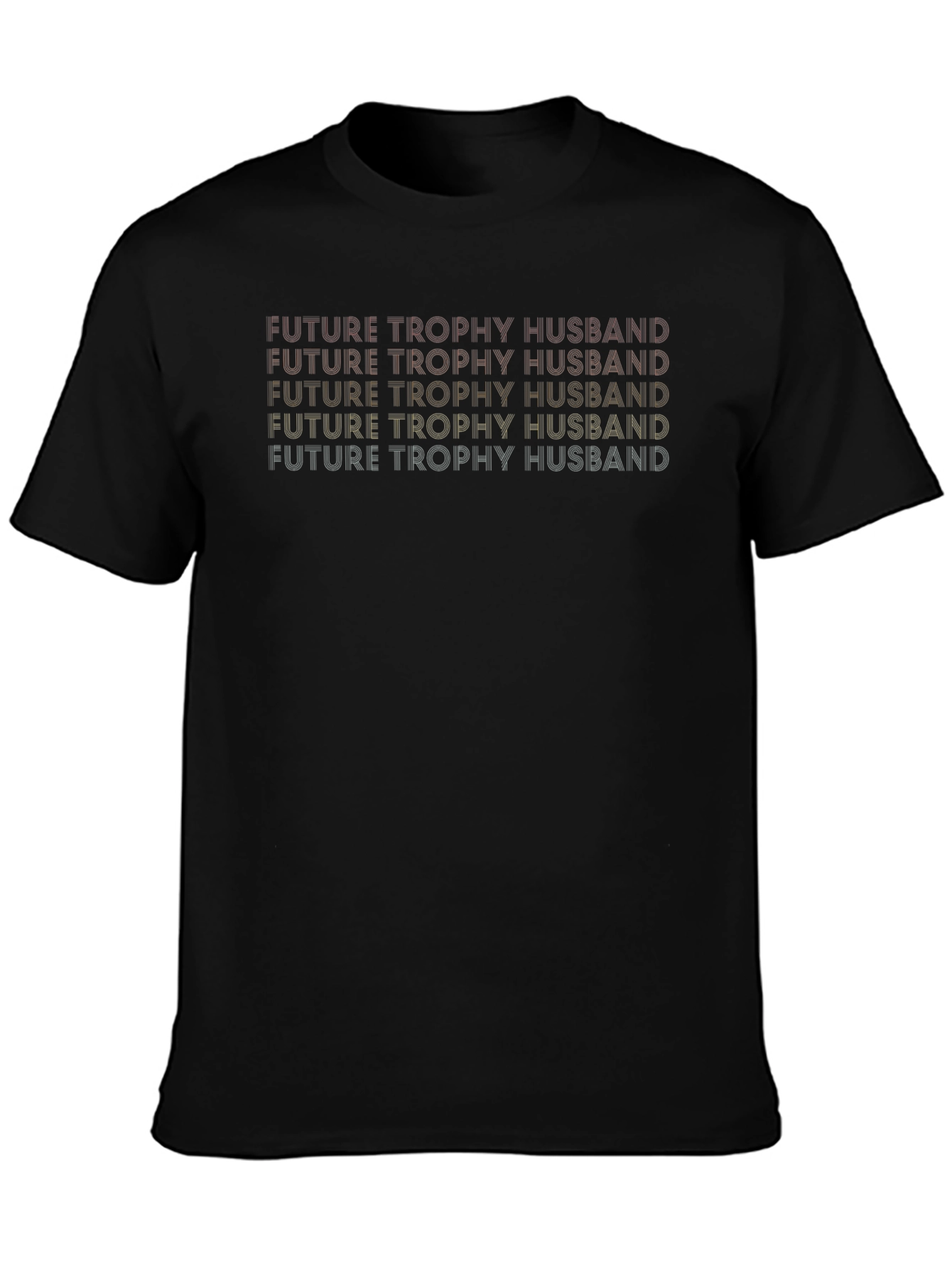 Future Trophy Husband Graphic Tee - Black