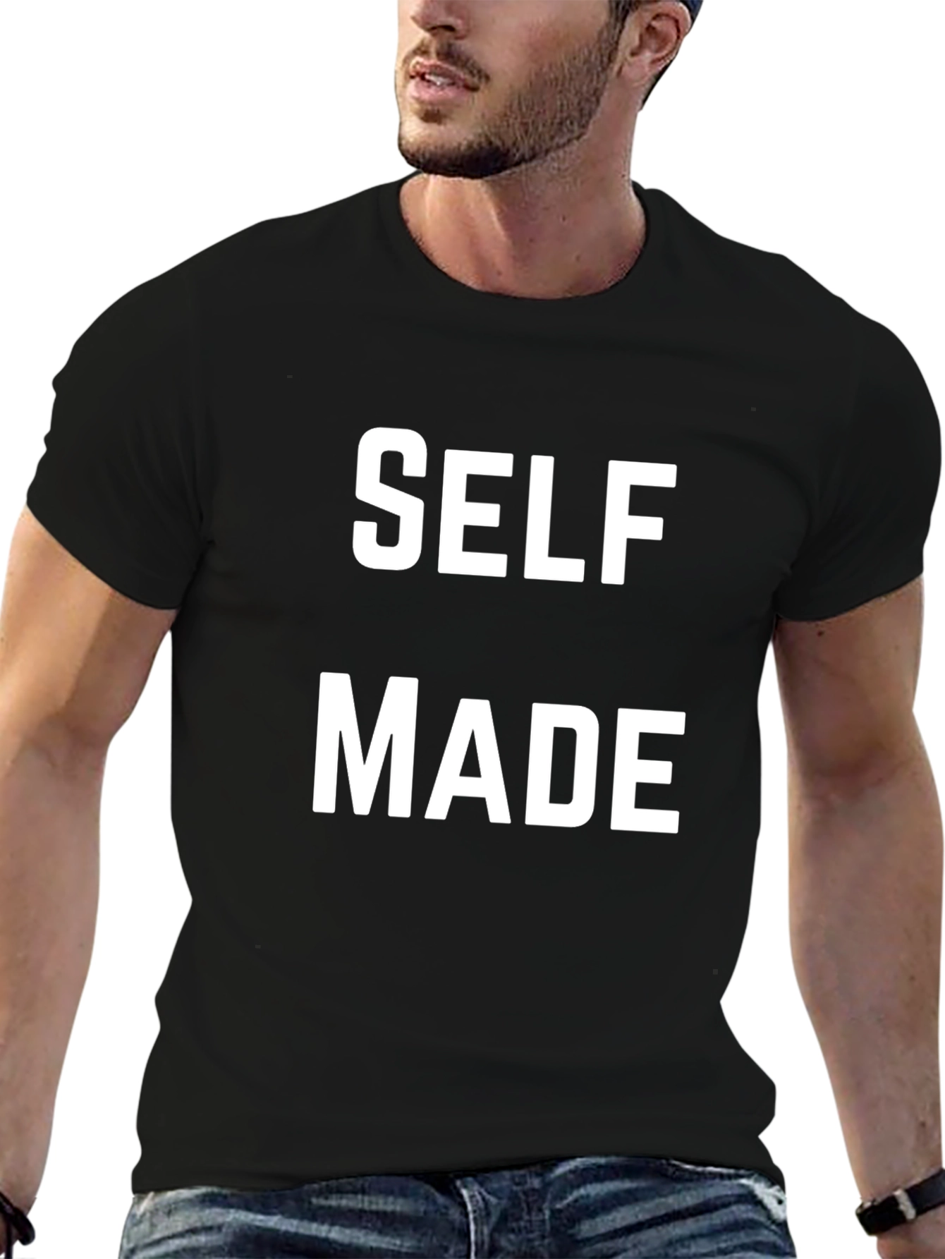 Self Made Graphic Tee - Bold Statement Shirt