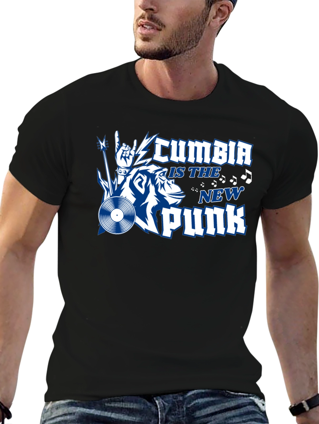 Cumbia is the New Punk Graphic T-Shirt