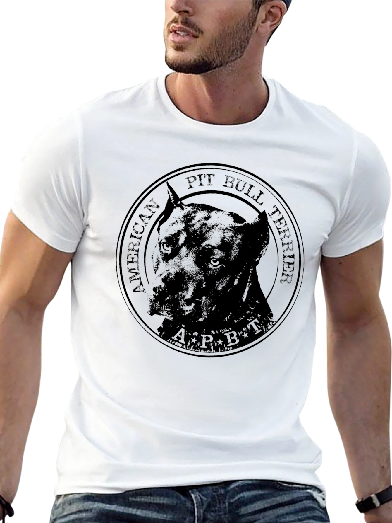 American Pit Bull Terrier Black T-Shirt