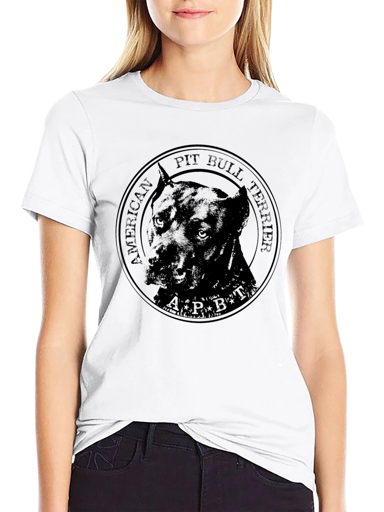 American Pit Bull Terrier Black T-Shirt