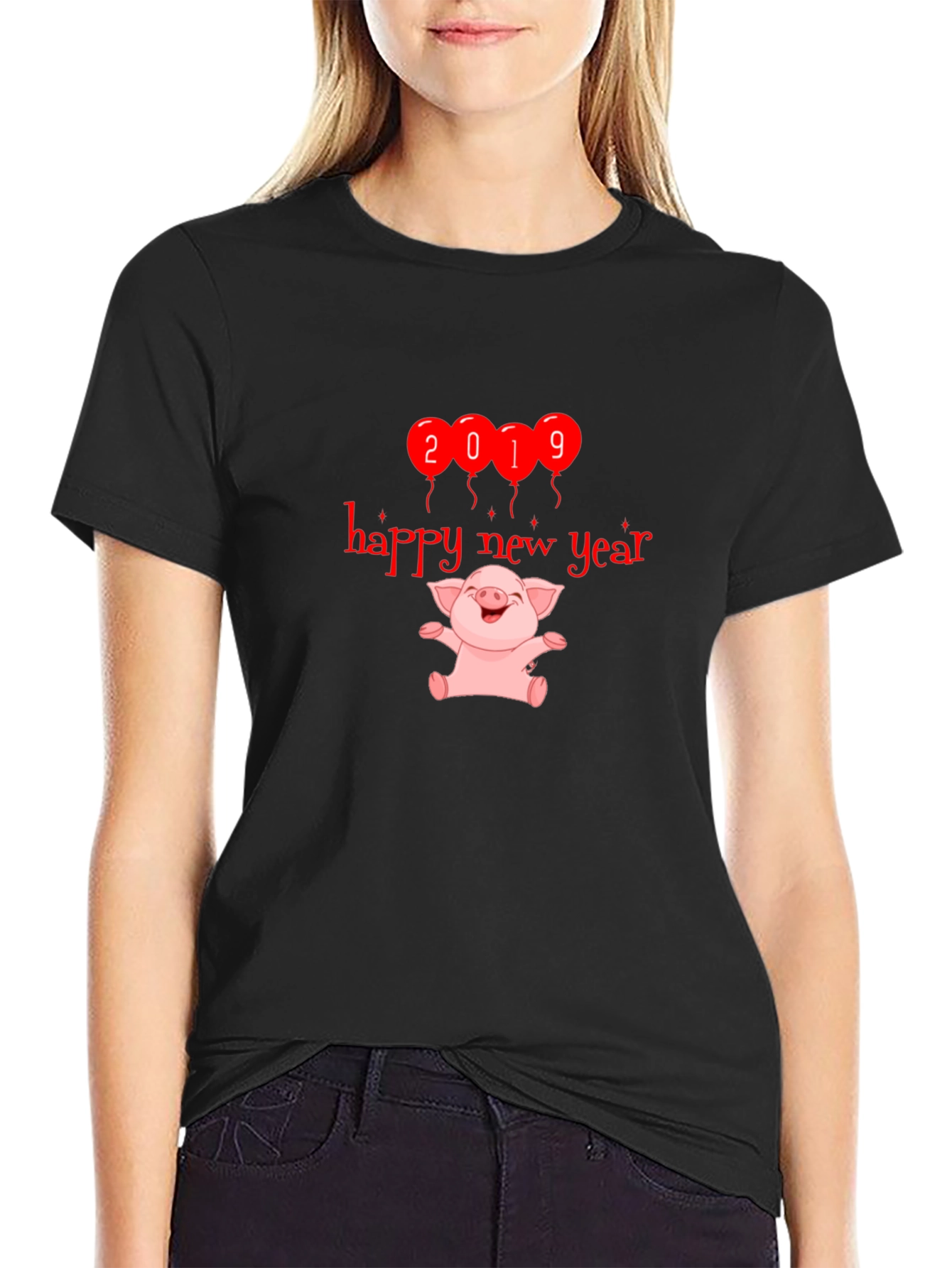 Happy New Year Pig T-Shirt