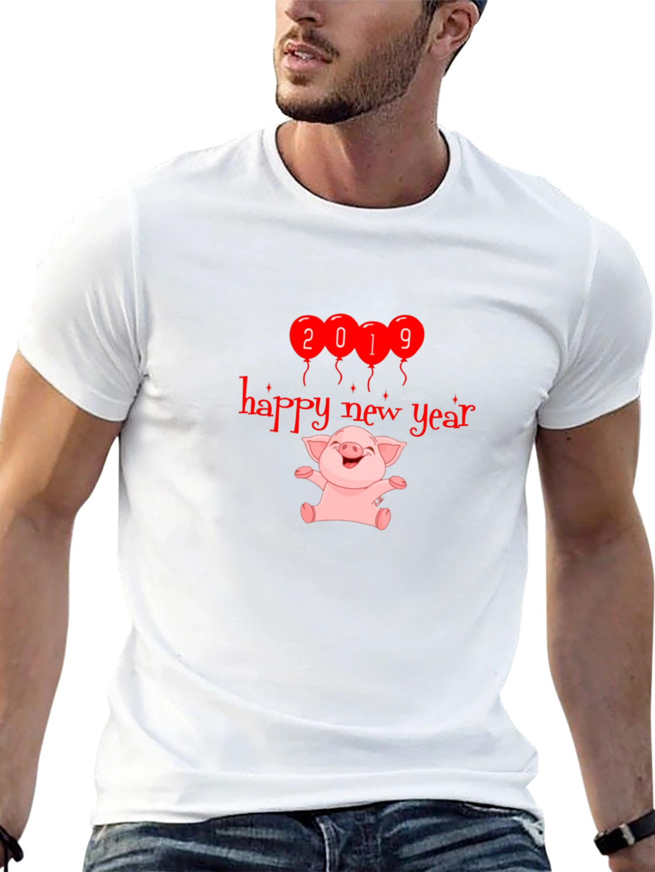 Happy New Year Pig T-Shirt