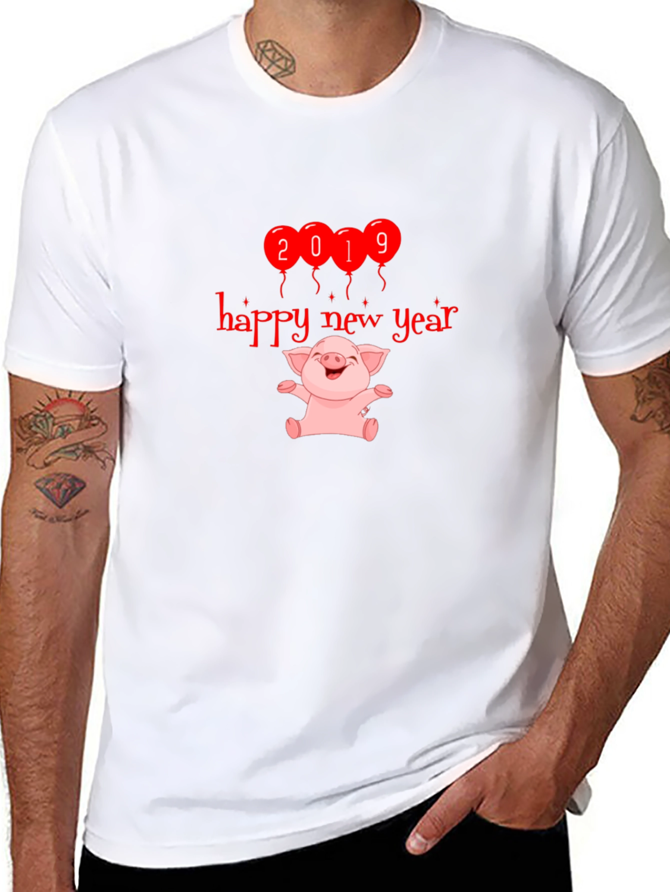 Happy New Year Pig T-Shirt