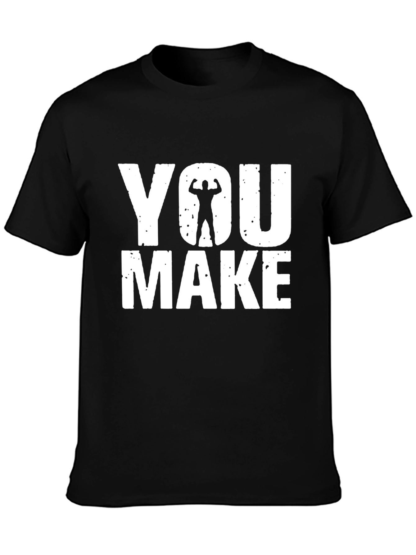 You Make Graphic Print Crew Neck T-Shirt