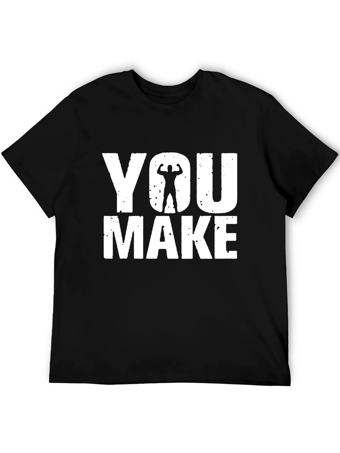 You Make Graphic Print Crew Neck T-Shirt