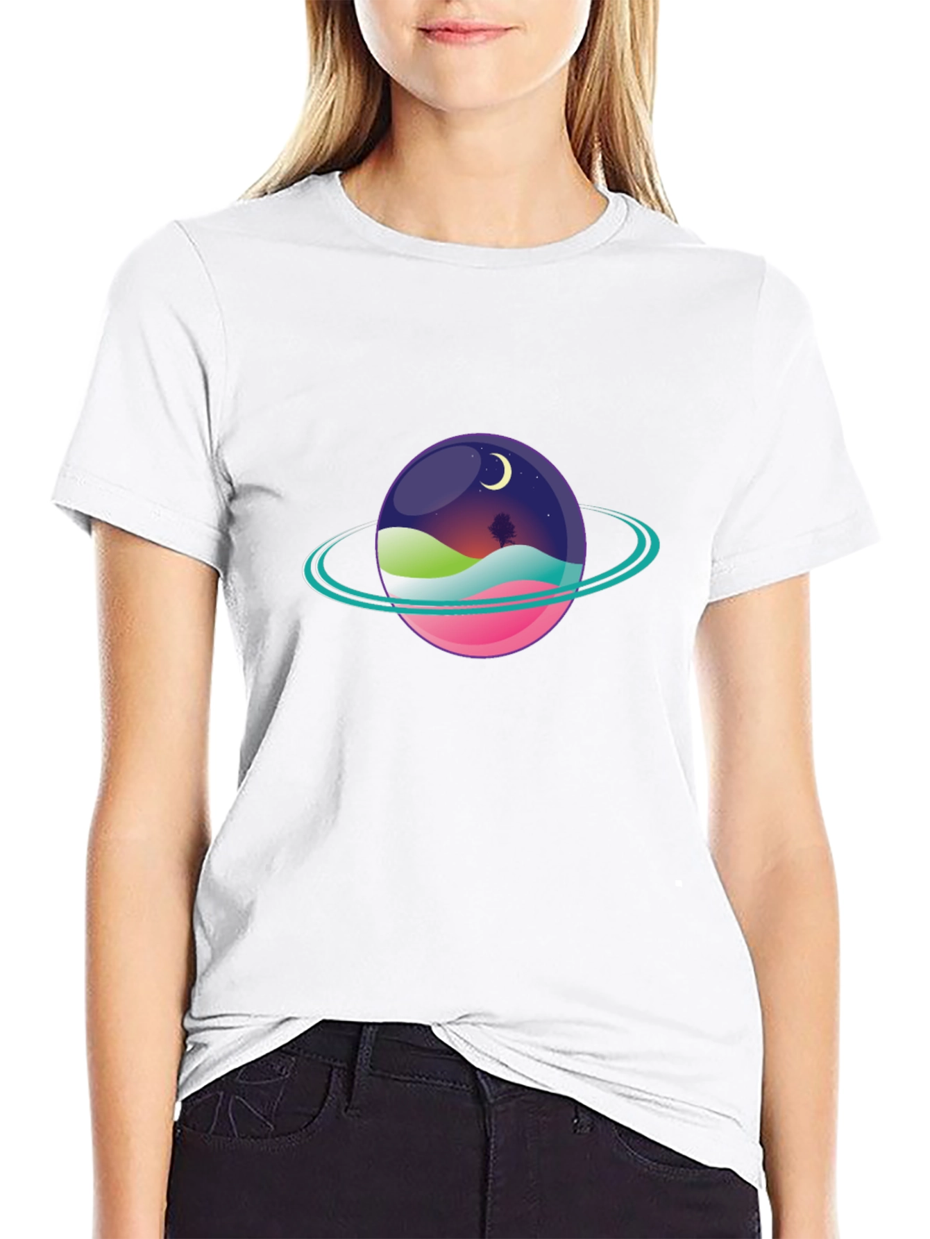 Cosmic Planet T-Shirt - Graphic Tee