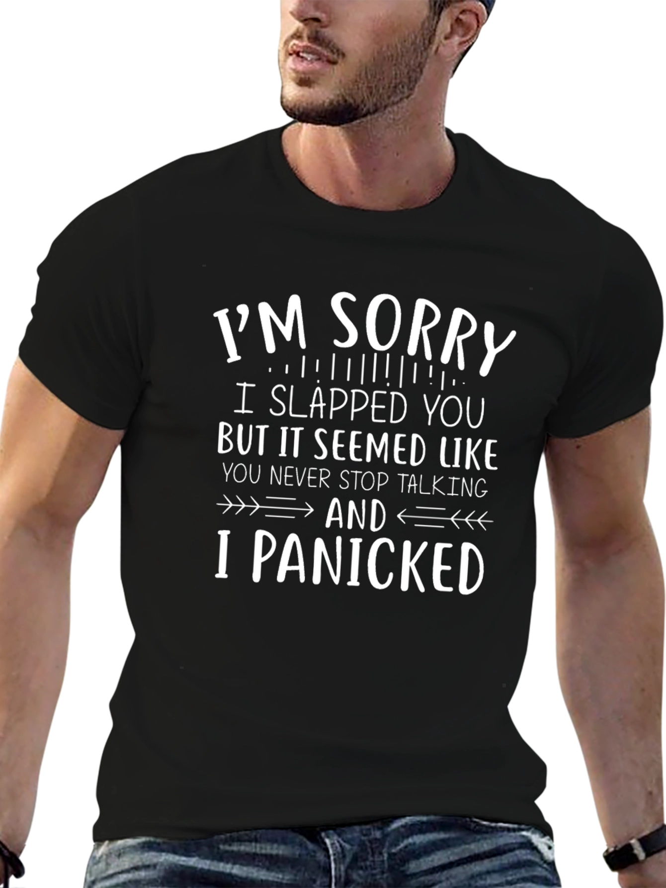 Funny Im Sorry I Slapped You Novelty T-Shirt