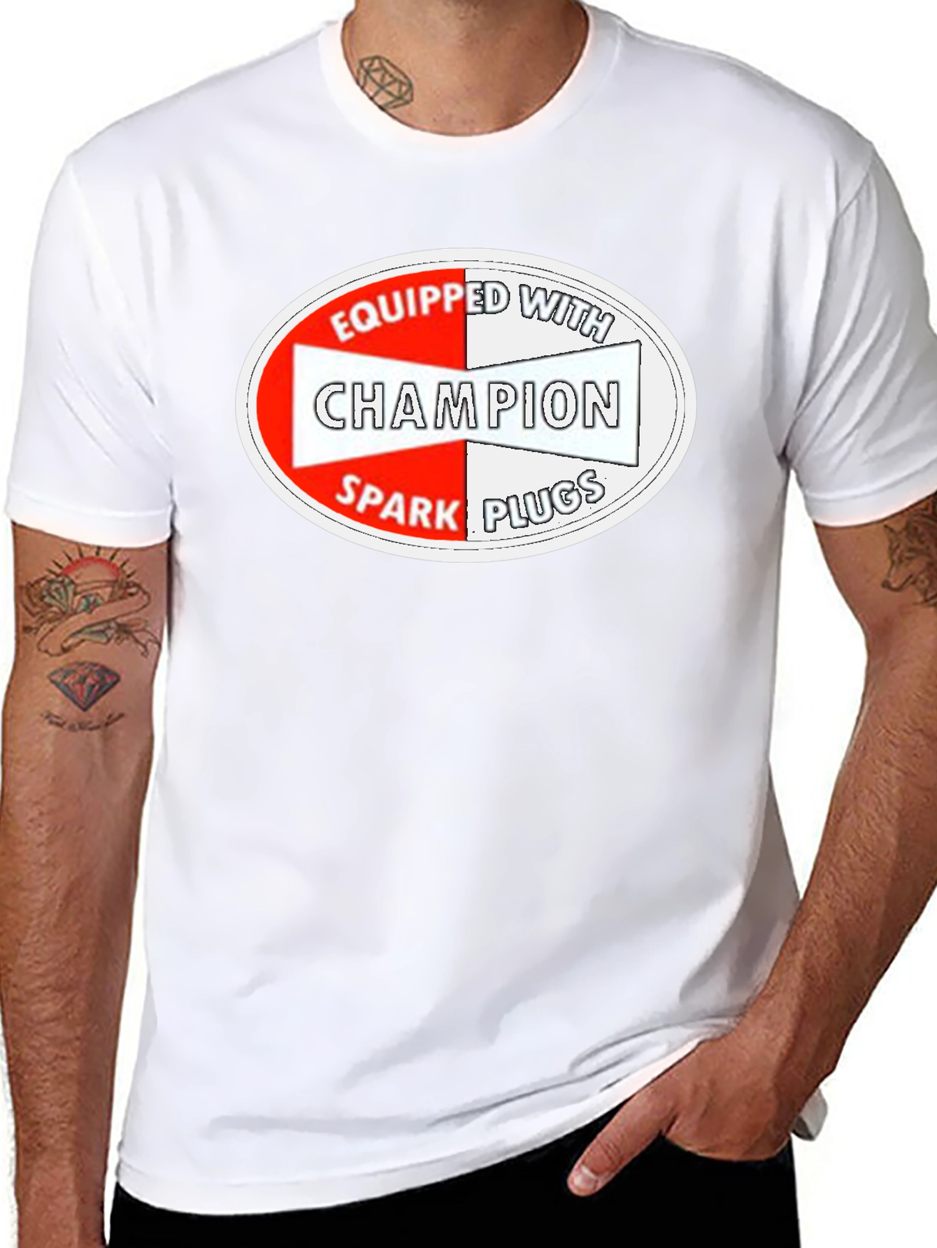 Champion Spark Plugs Graphic T-Shirt