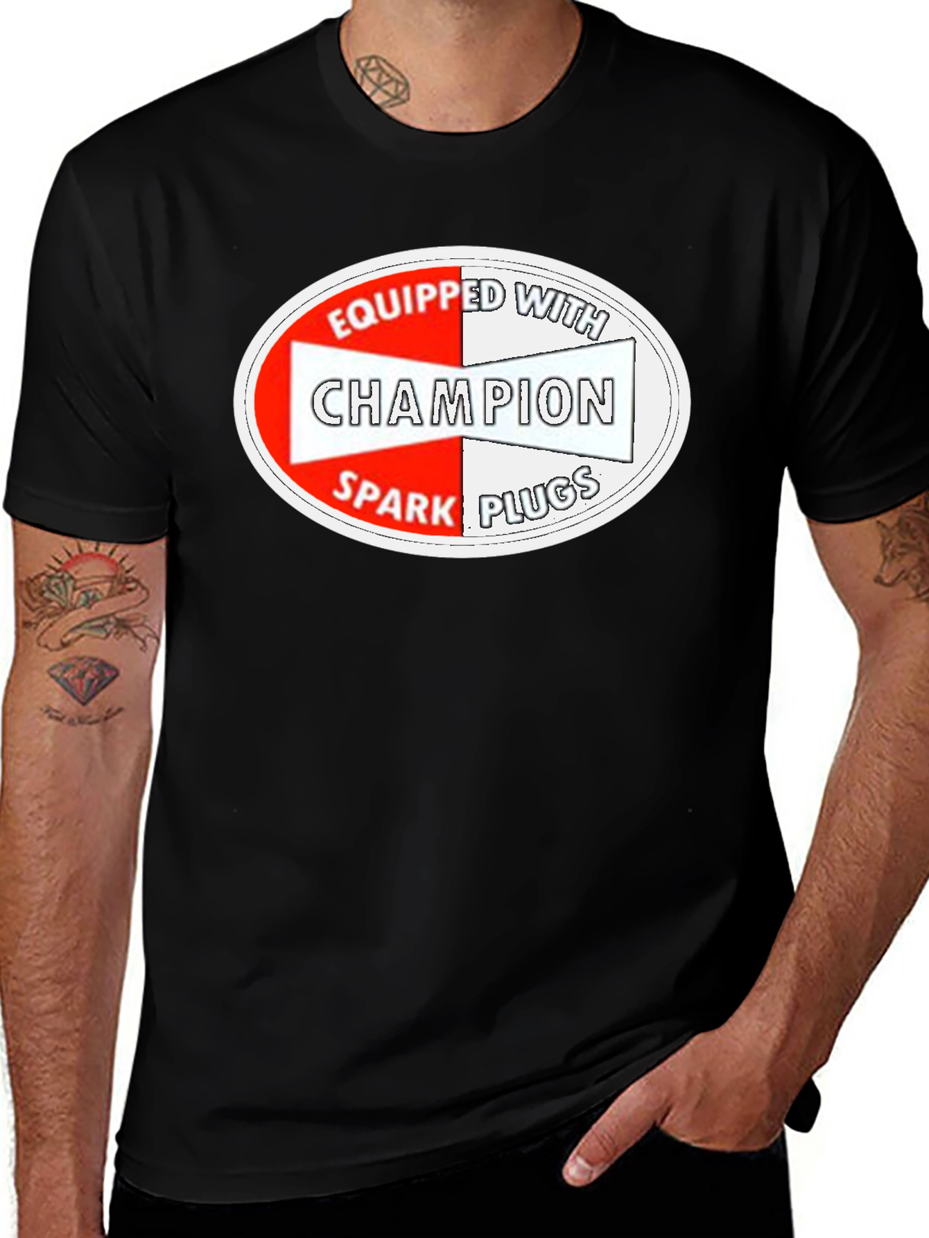 Champion Spark Plugs Graphic T-Shirt