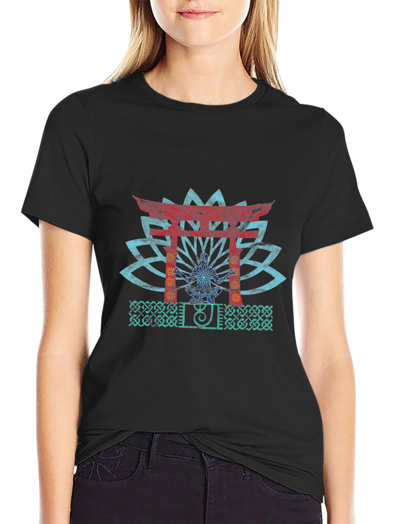 Zen Garden Graphic Tee - Meditative T-Shirt