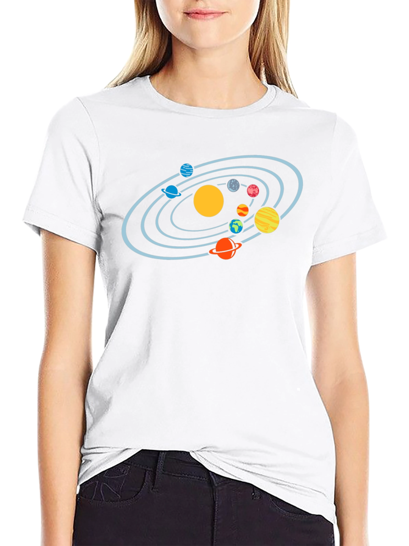 Solar System Graphic T-Shirt - Astronomy Tee