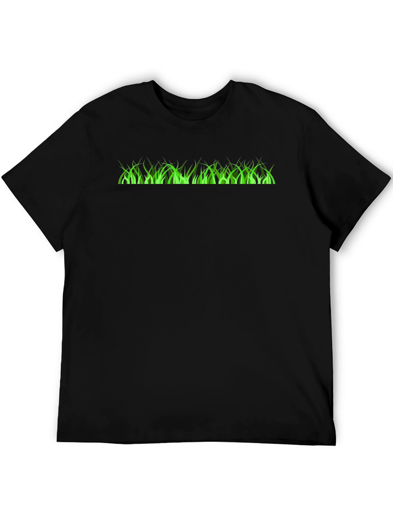 Grass Graphic Black T-Shirt