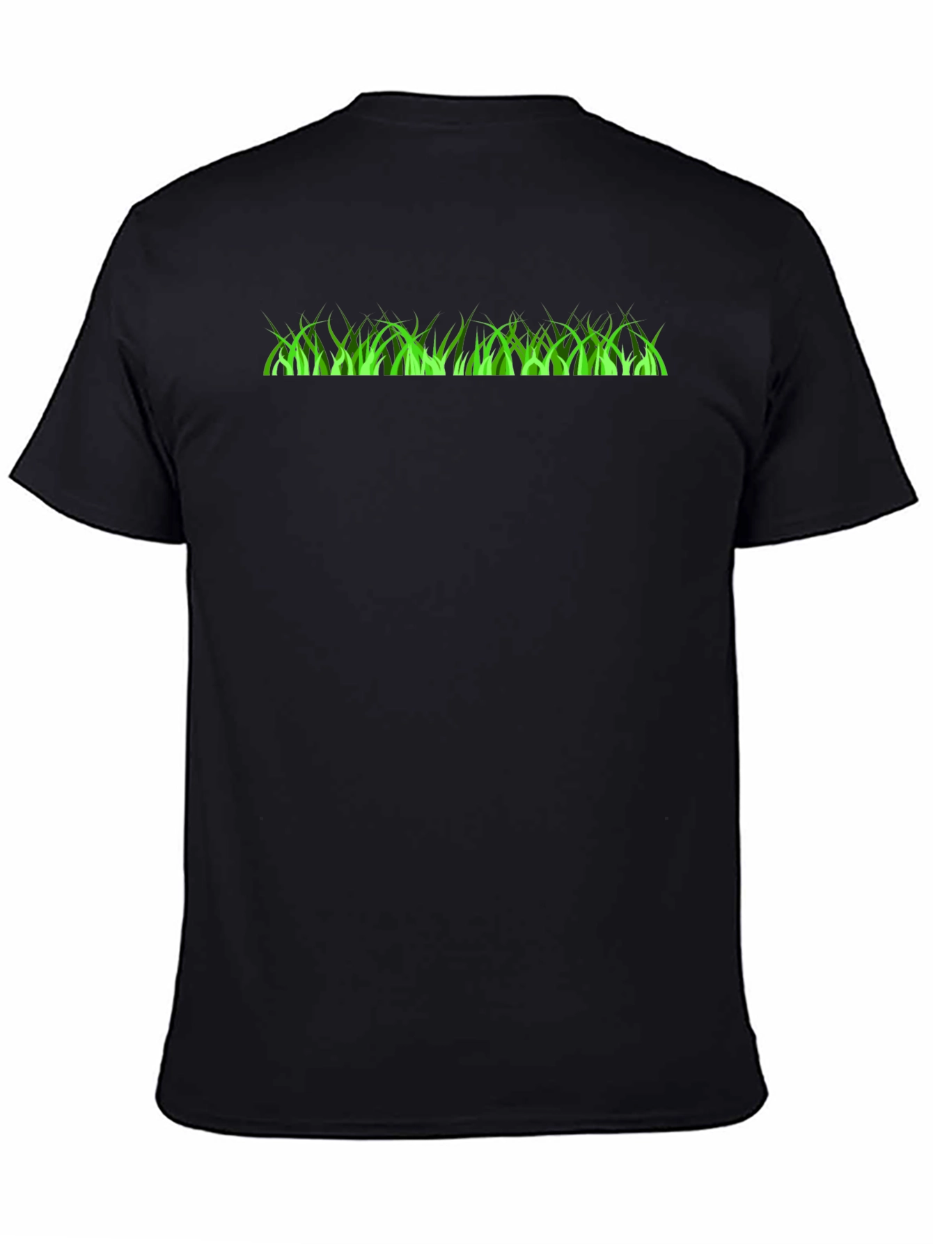 Grass Graphic Black T-Shirt