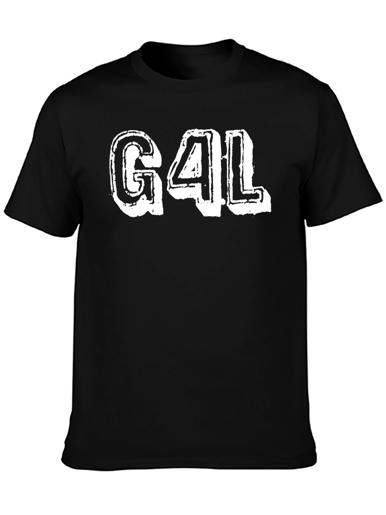 G4L Graphic T-Shirt - Black Cotton Tee