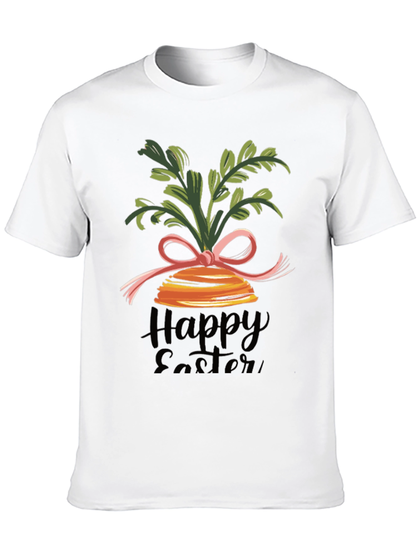 Happy Easter Carrot Bow T-Shirt