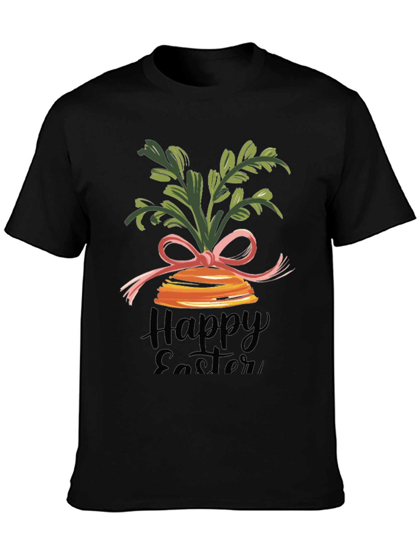 Happy Easter Carrot Bow T-Shirt
