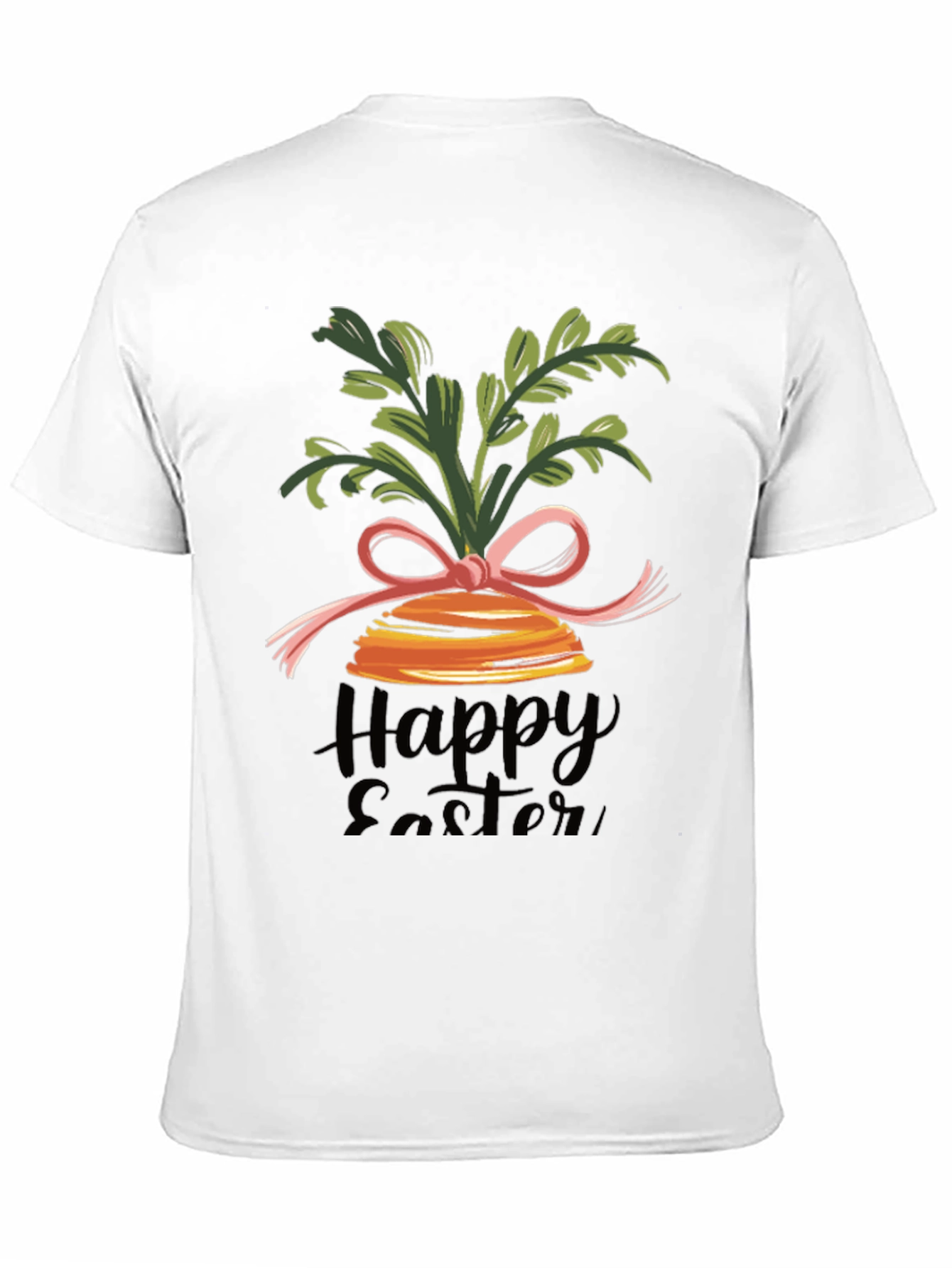 Happy Easter Carrot Bow T-Shirt